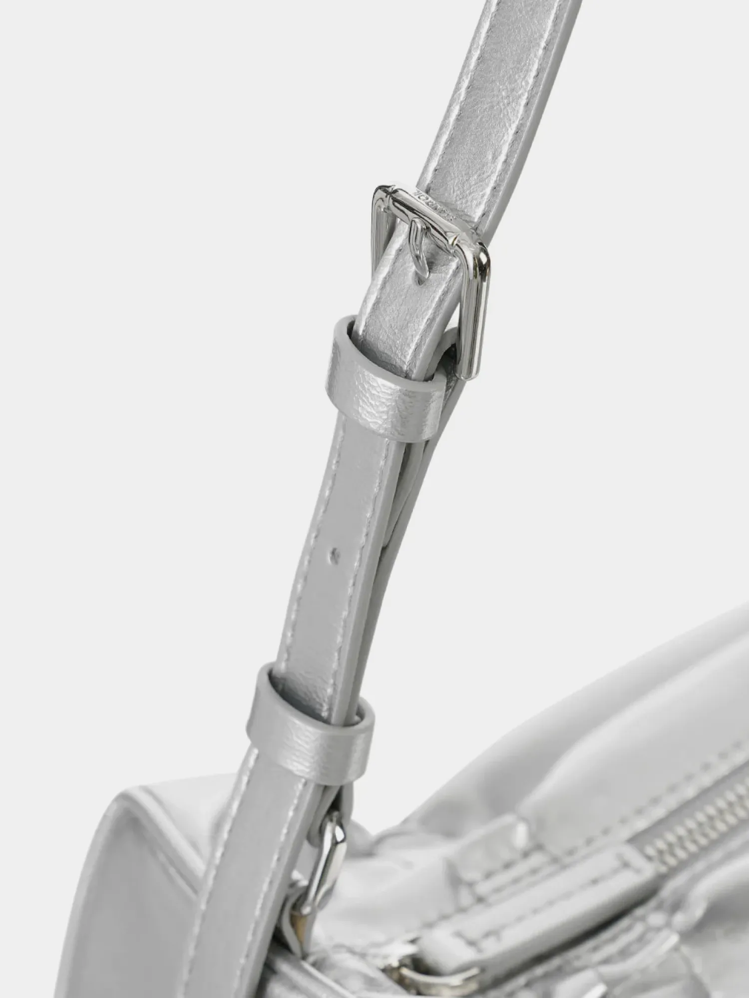 Женская сумка STAND OIL Pleats Silver