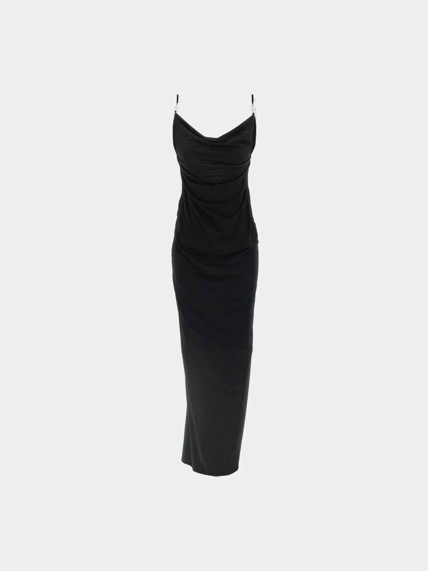 Женское платье Coperni Washing Clip Gala Black
