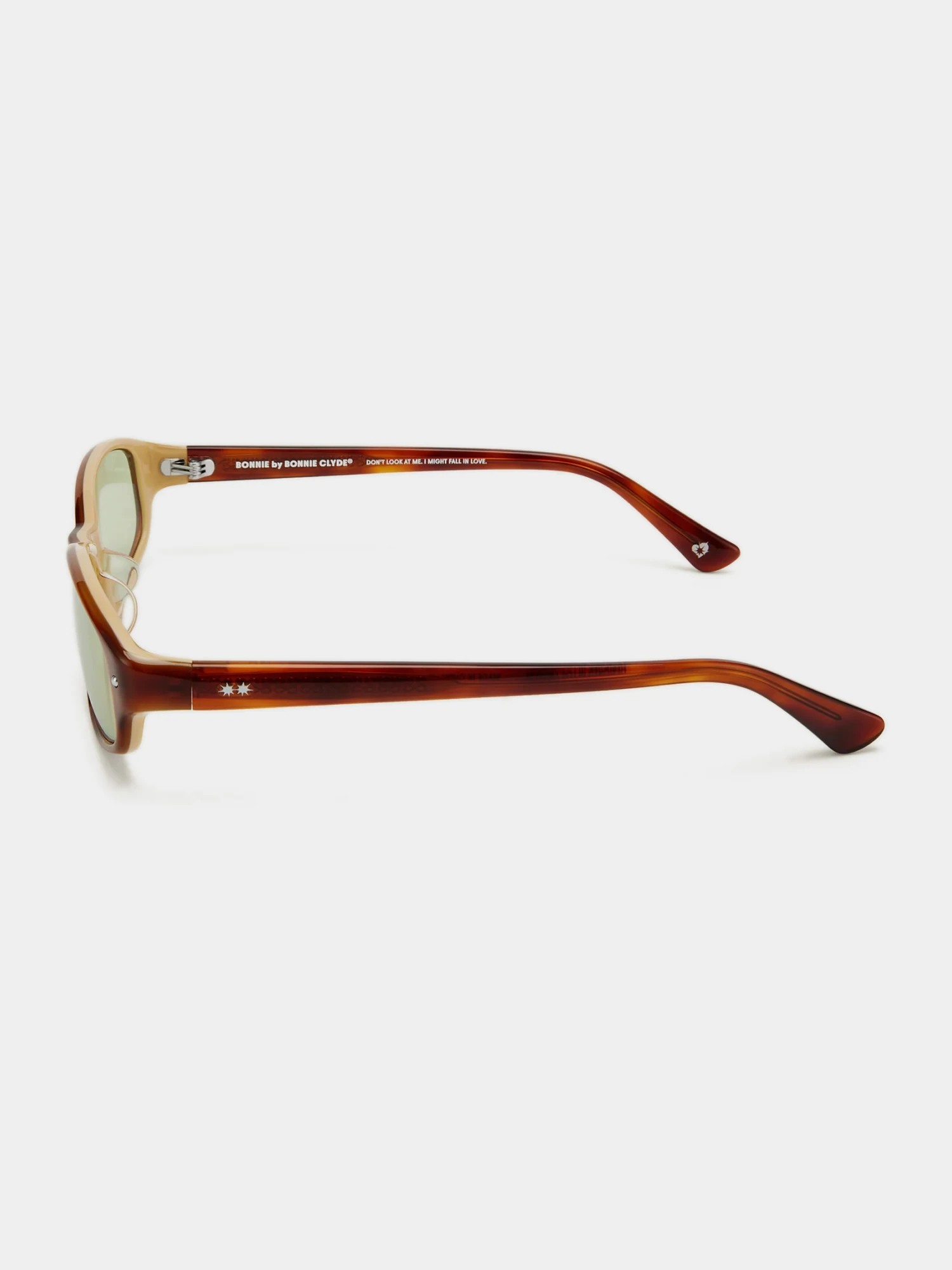 Очки Bonnie Clyde Coco Layered Brown & Green Tint