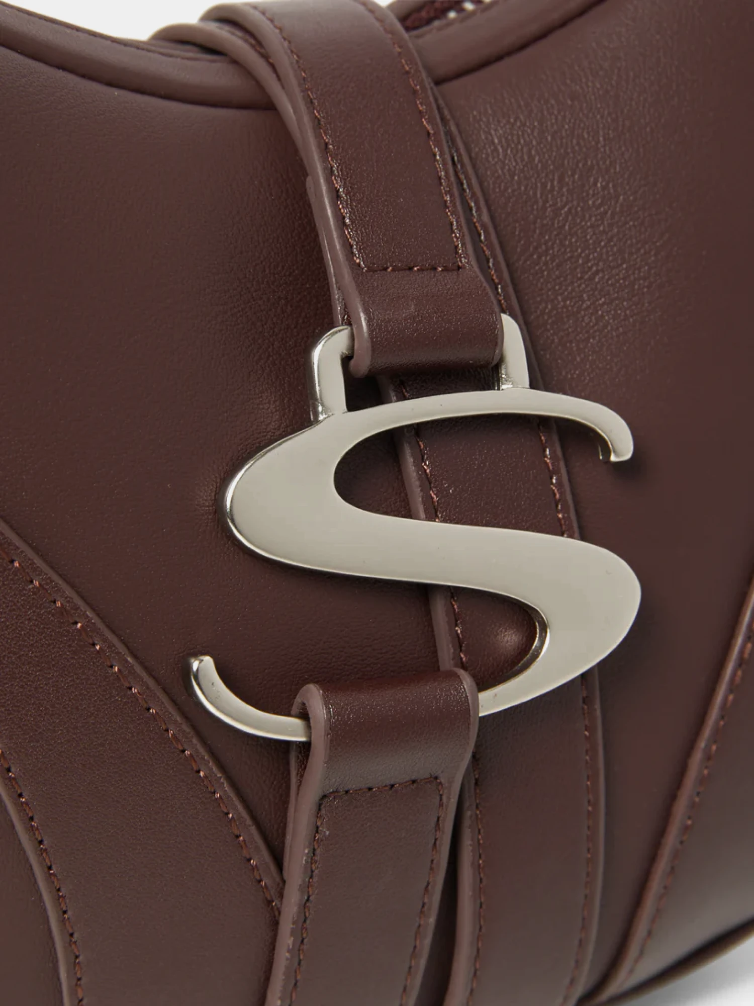 Сумка SRVC Cable Leather Bag Bordeaux