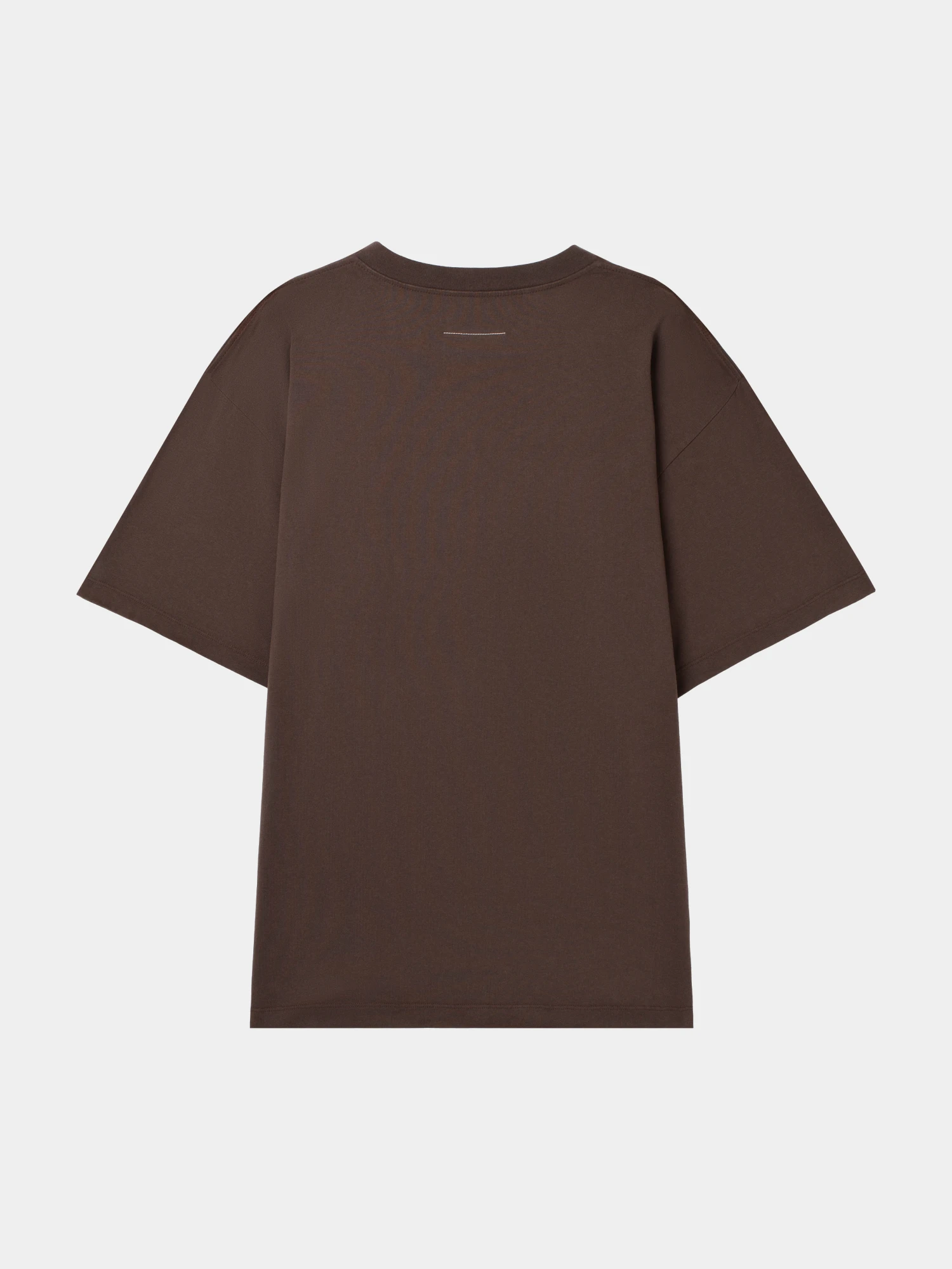 Футболка MM6 Maison Margiela Black Appliqué Brown