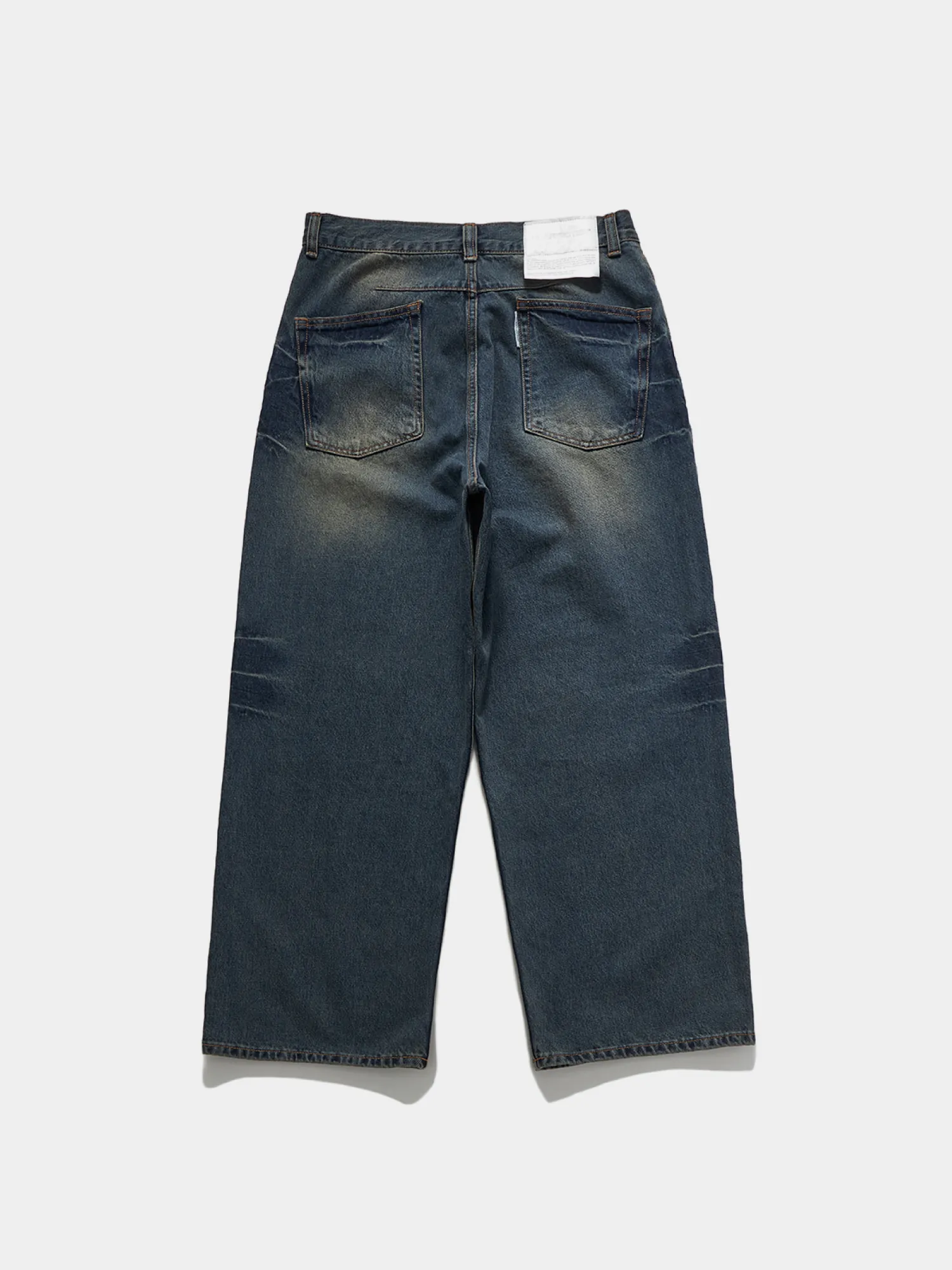 Джинсы UNAFFECTED Wide Denim Blue Beige