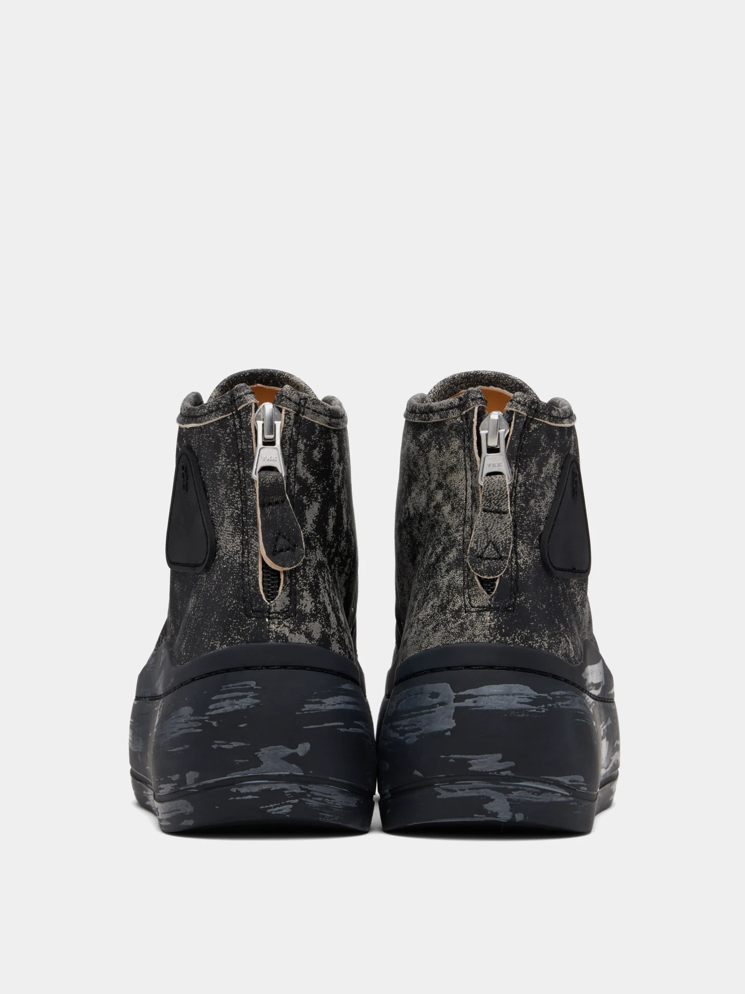Женские кеды R13 Kurt High Top Distressed Black