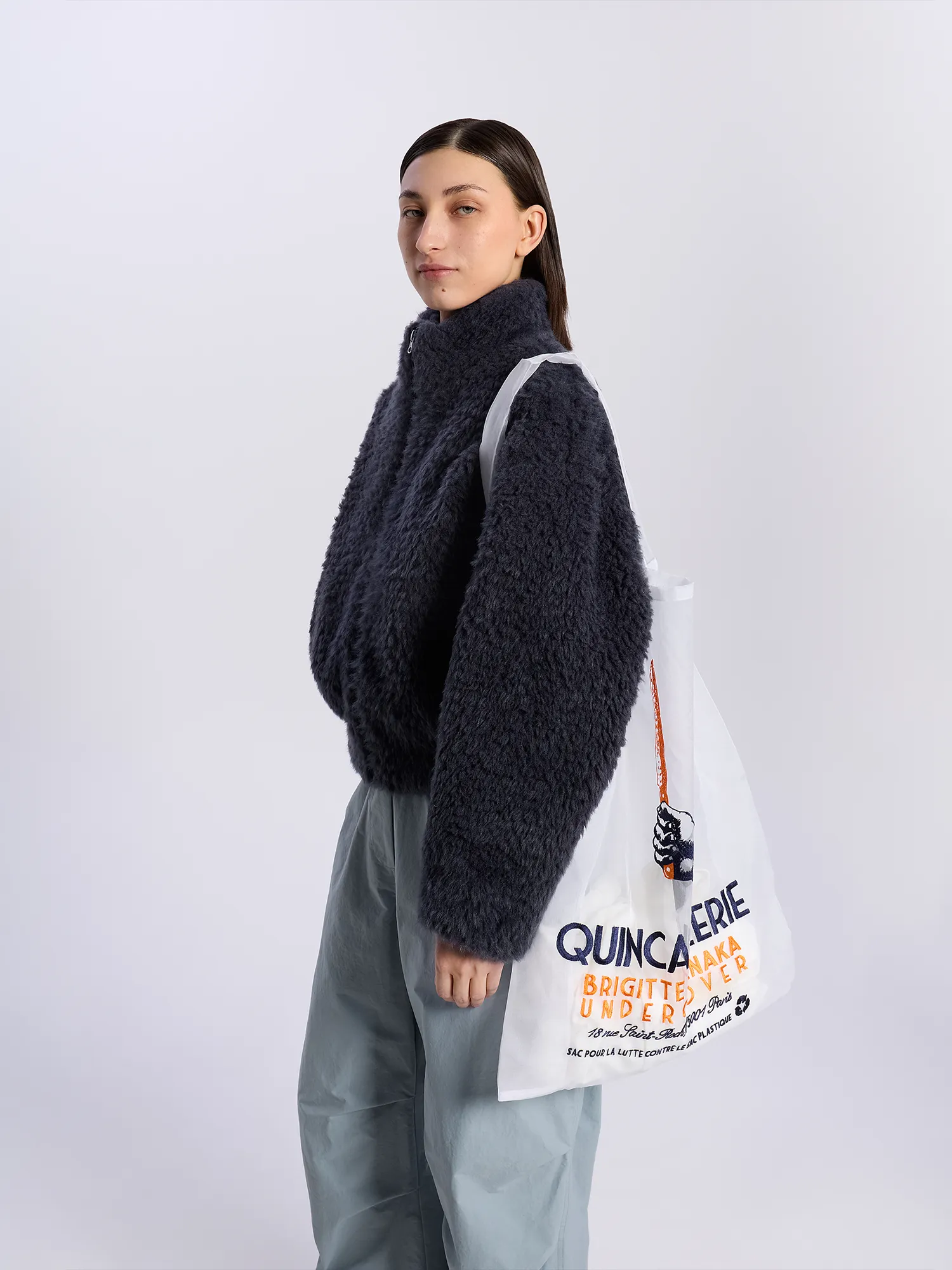 Сумка-тоут UNDERCOVER x Brigitte Tanaka Tote White