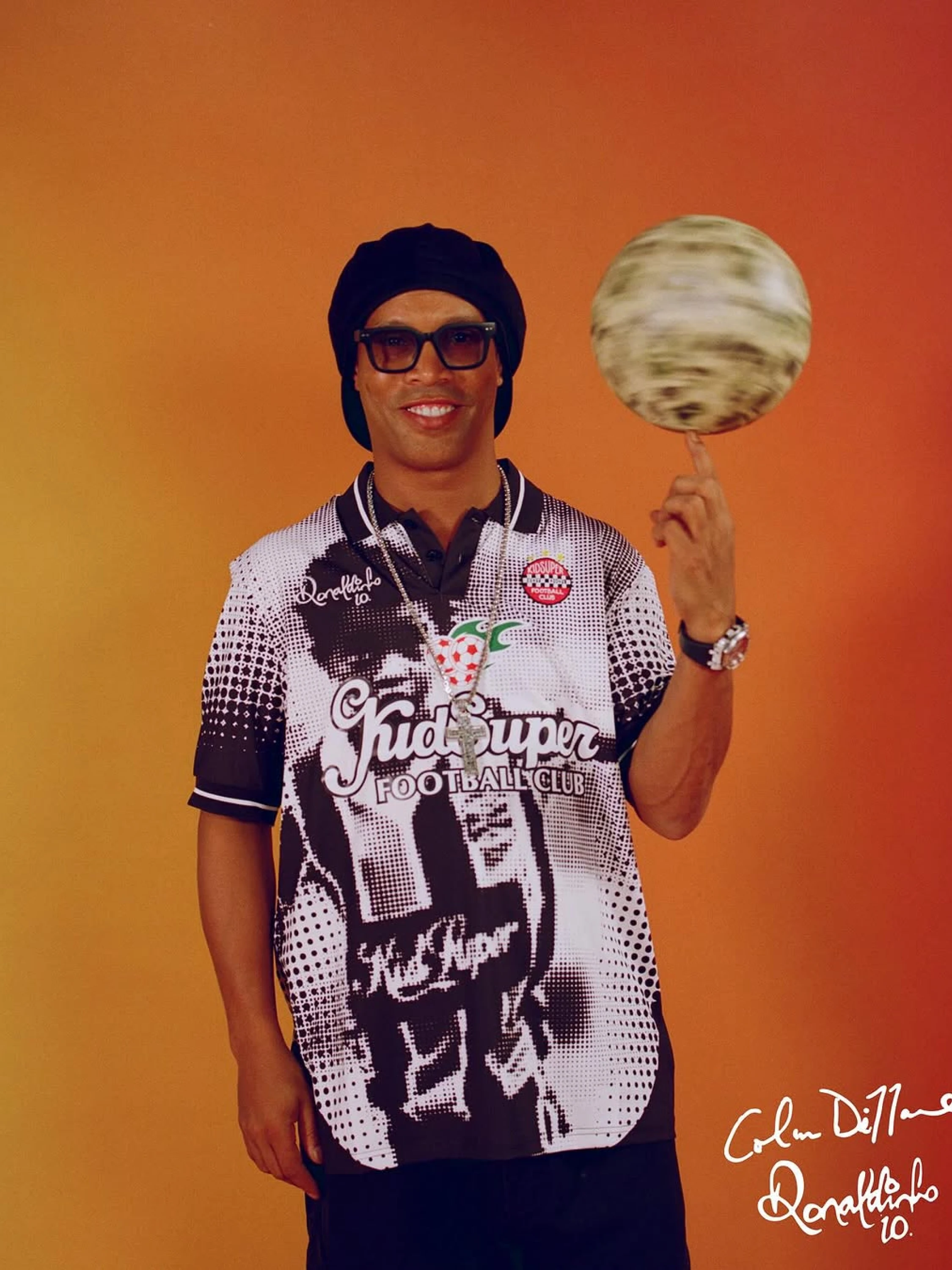Джерси KidSuper Ronaldinho x KidSuper Black