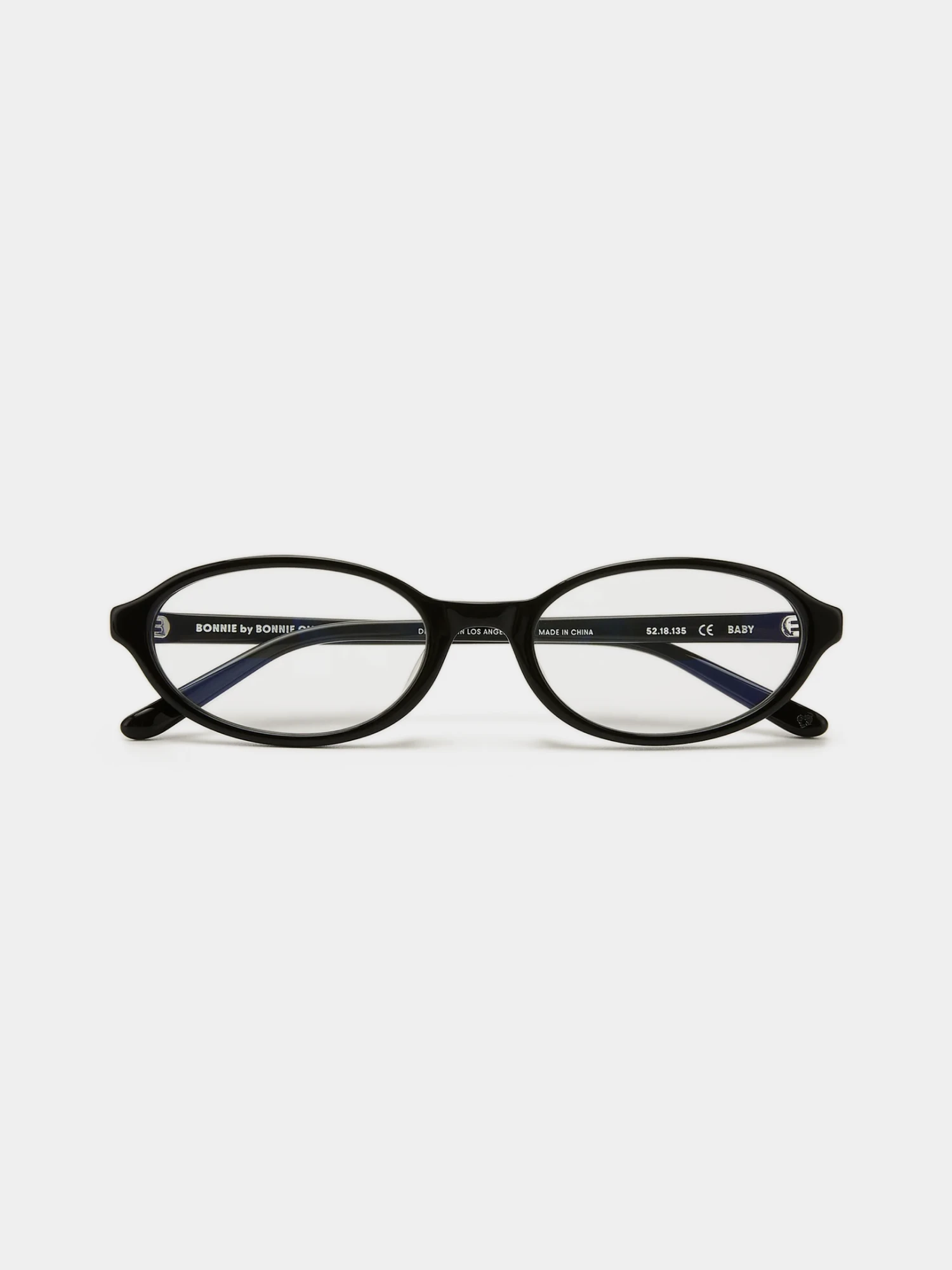 Очки Bonnie Clyde Baby Black & Clear Lens