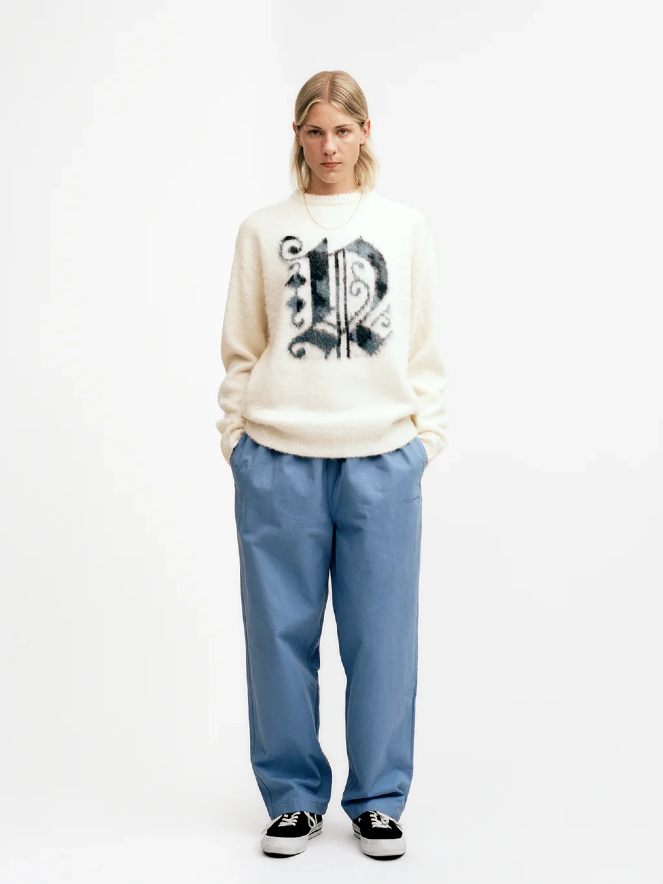 Свитер thisisneverthat Fortuna N-Logo Sweater Ivory