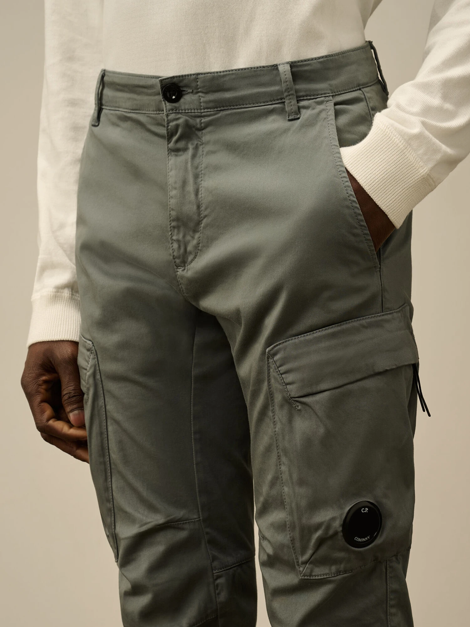 Брюки C.P. Company Stretch Sateen Ergonomic Stormy Weather