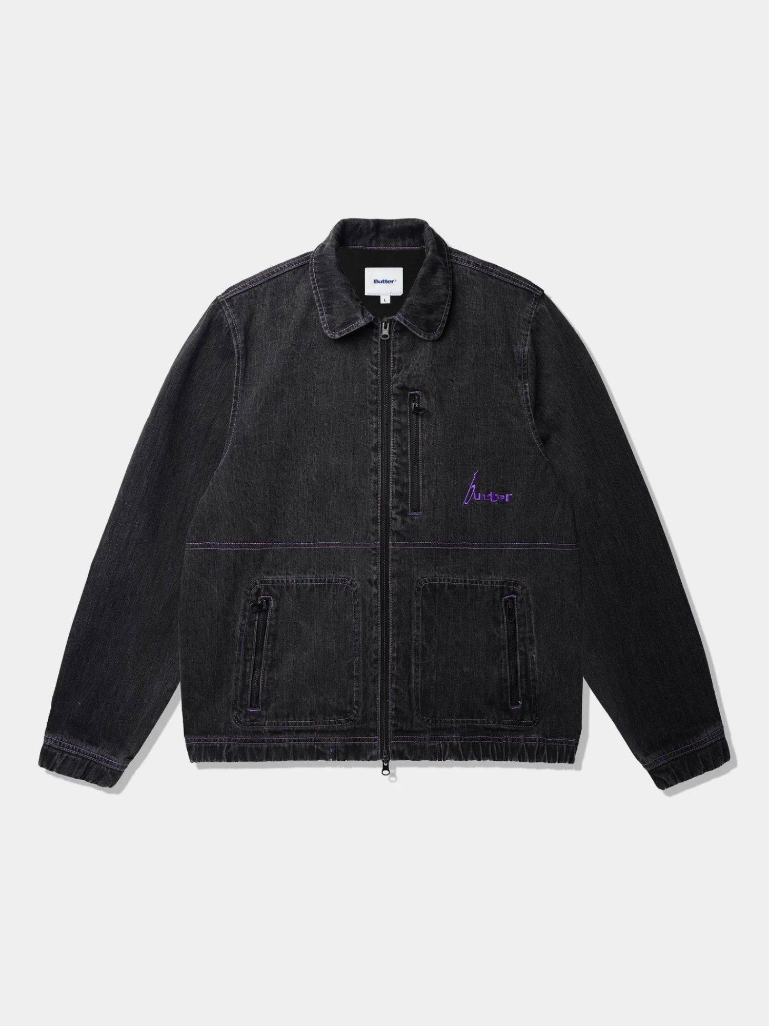 Джинсовая куртка Butter Goods Device Jacket Washed Grey