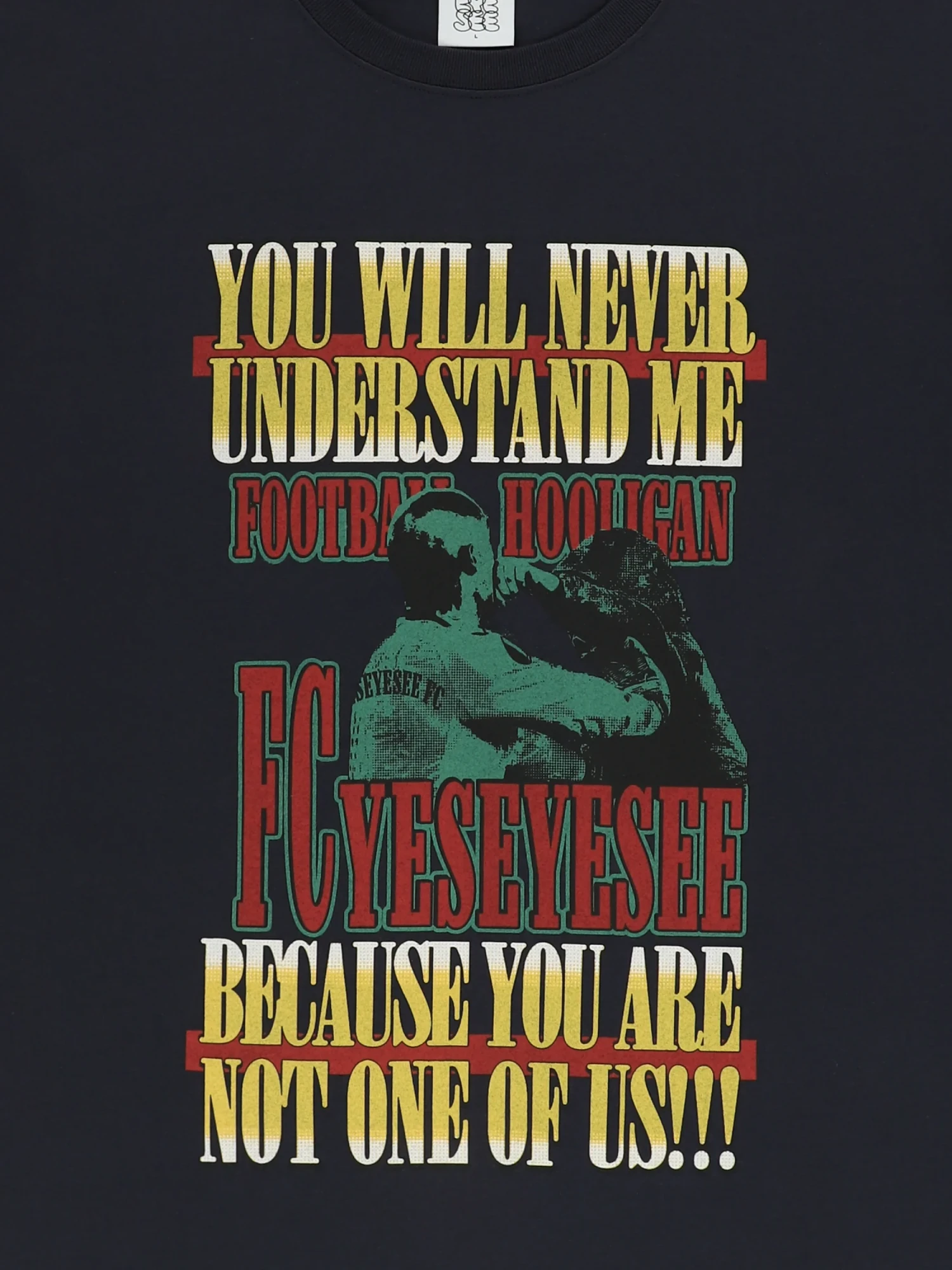 Футболка YESEYESEE Y.E.S Hooligan Tee Charcoal