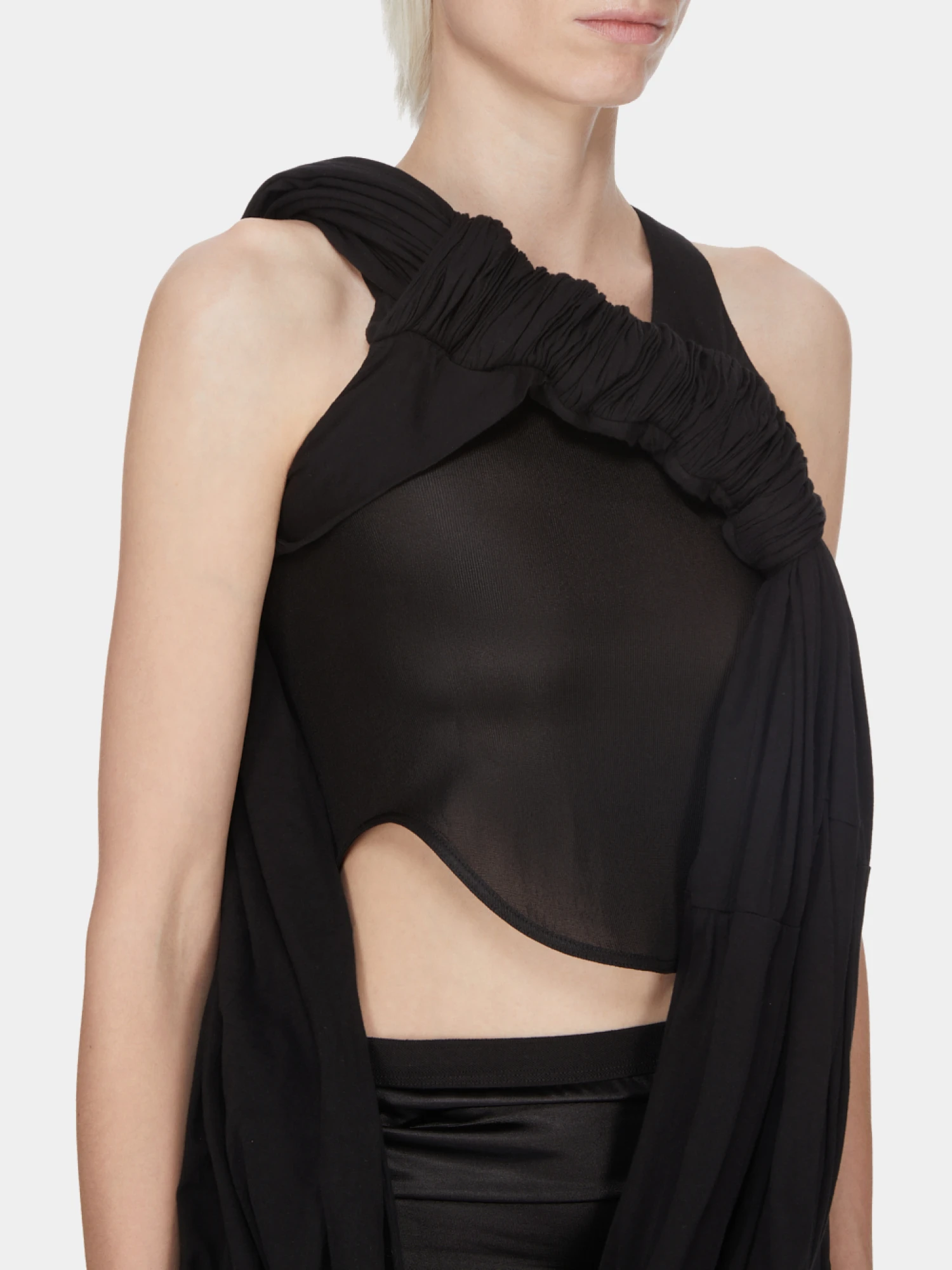 Женский топ RICK OWENS DRKSHDW Harness Black