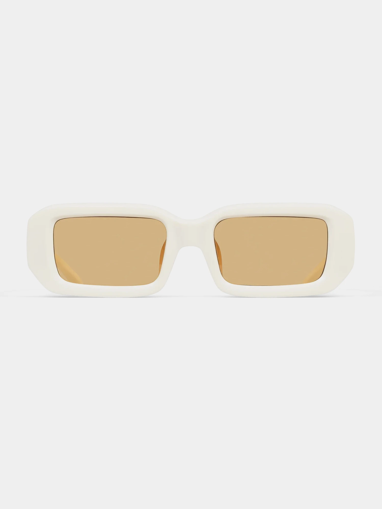 Очки NO PROBLEMO x LE SPECS Blackpool Off White/Amber Tint