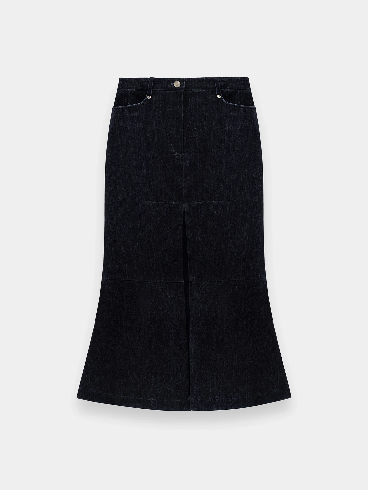 Женская юбка EPINGLER Mermaid Long Velvet Denim