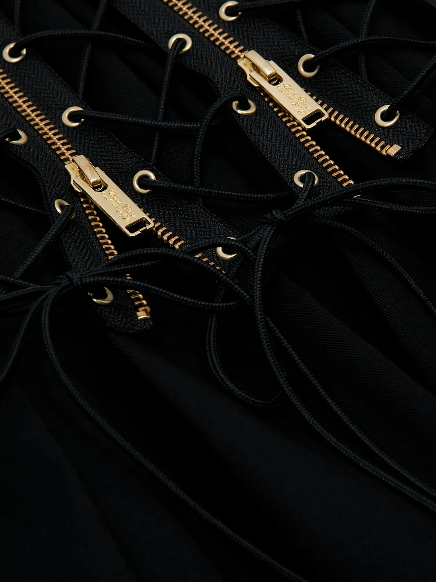 Женская юбка UNDERCOVER Zip & Lace-Up Midi Black
