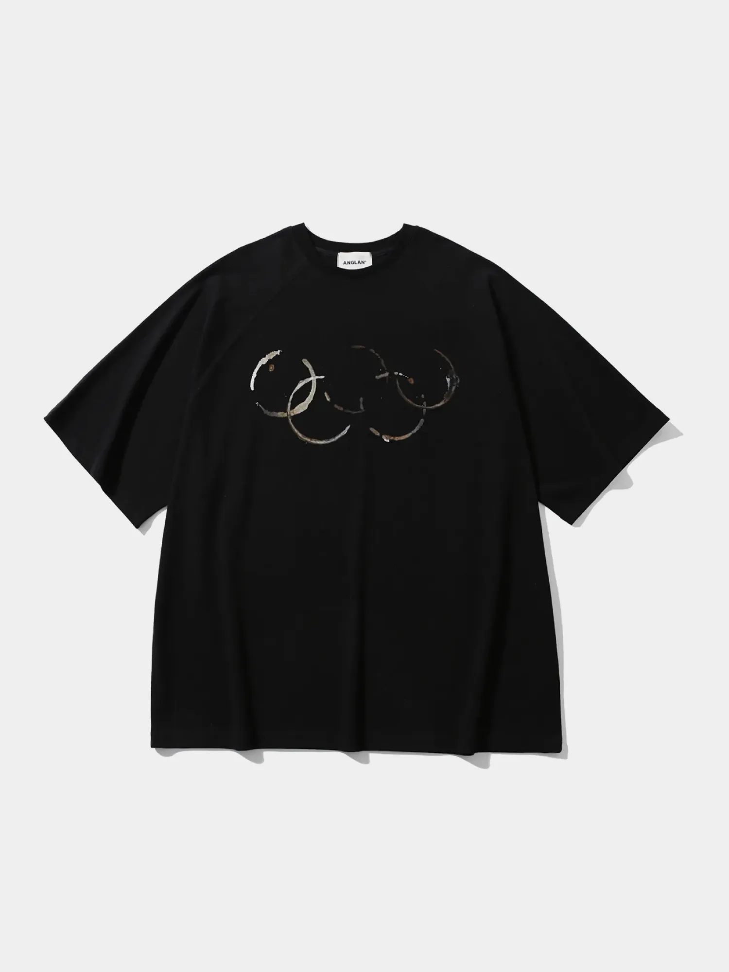Футболка ANGLAN Espresso Rings Half Tee Black