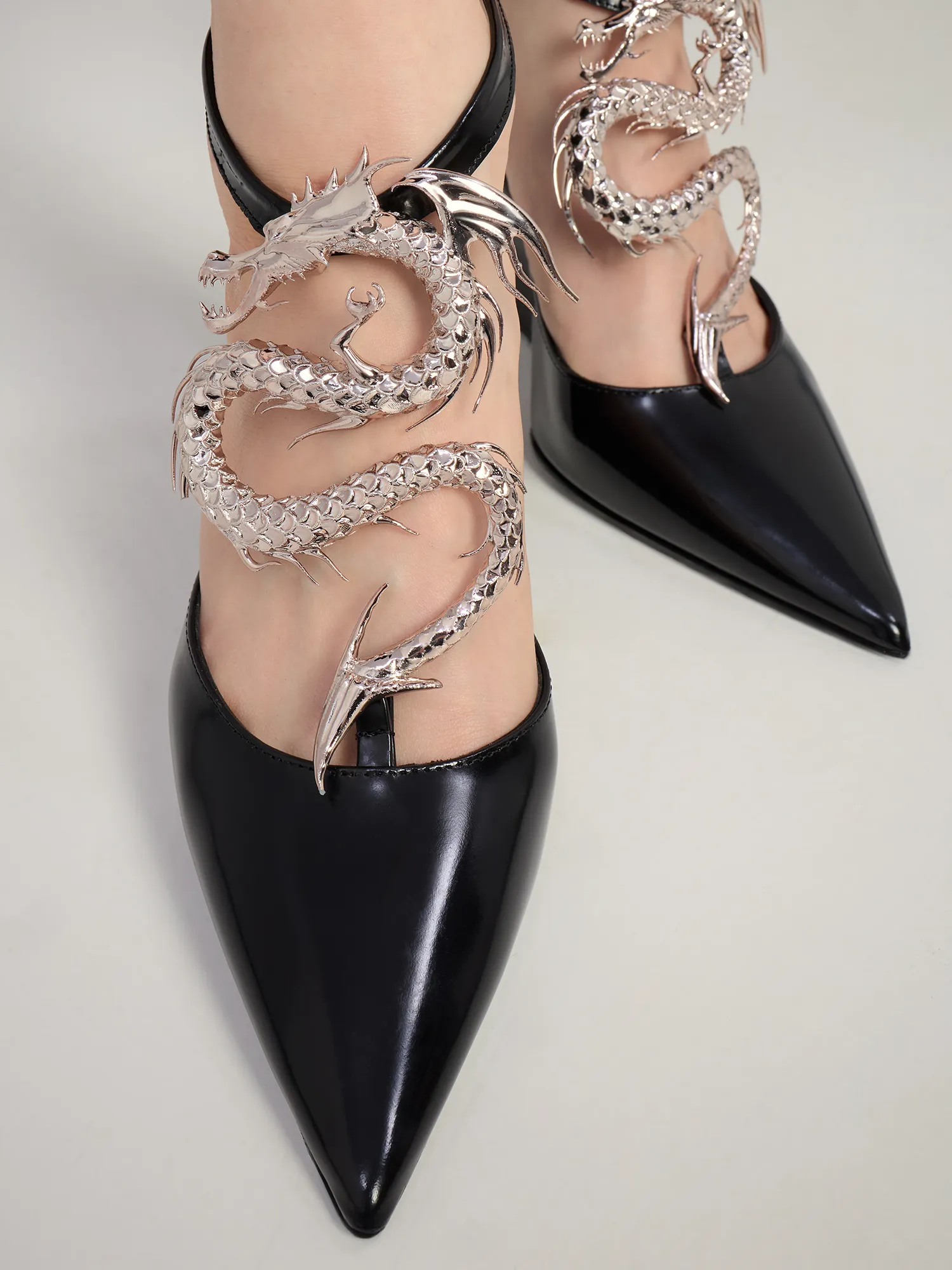 Женские туфли Coperni Dragon Wedge Pump Black