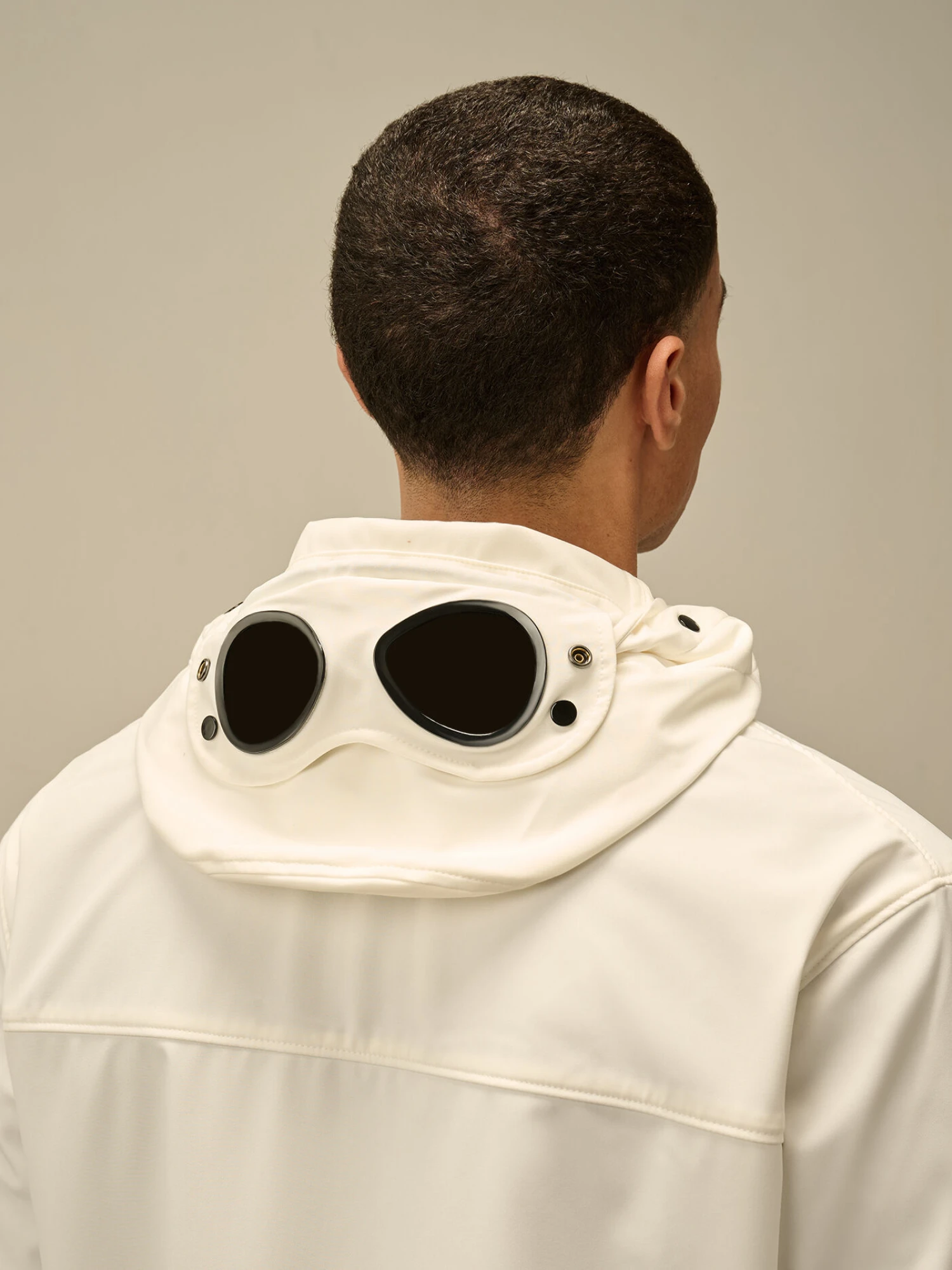 Ветровка C.P. Company Shell-R Goggle Gauze White