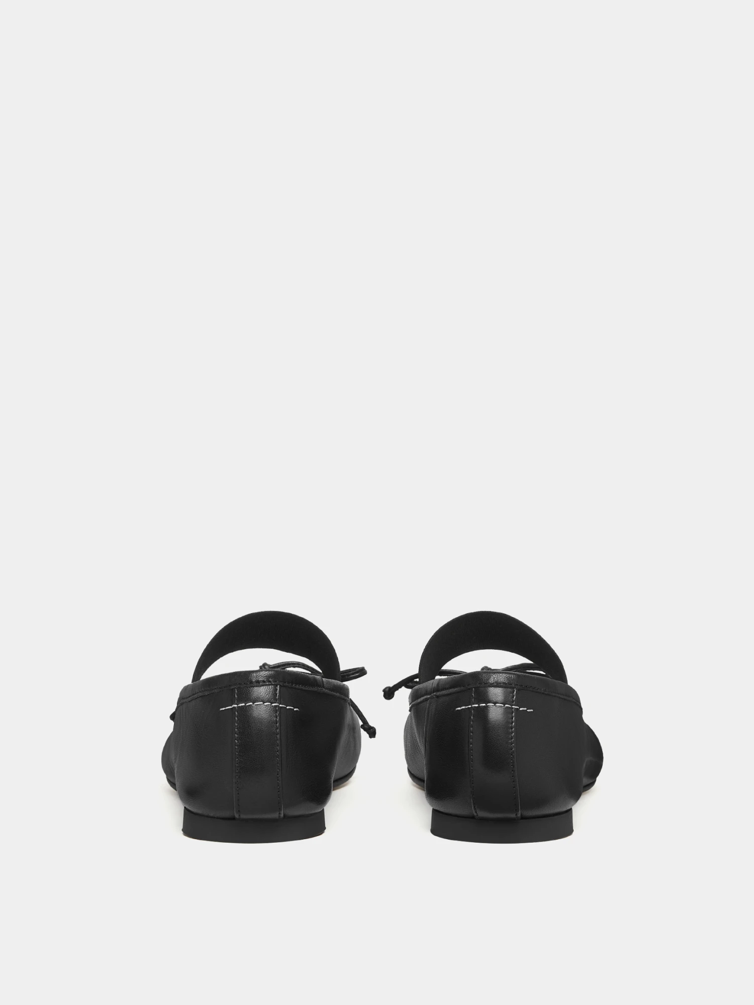 Женские балетки MM6 Maison Margiela Anatomic Ballerinas Black