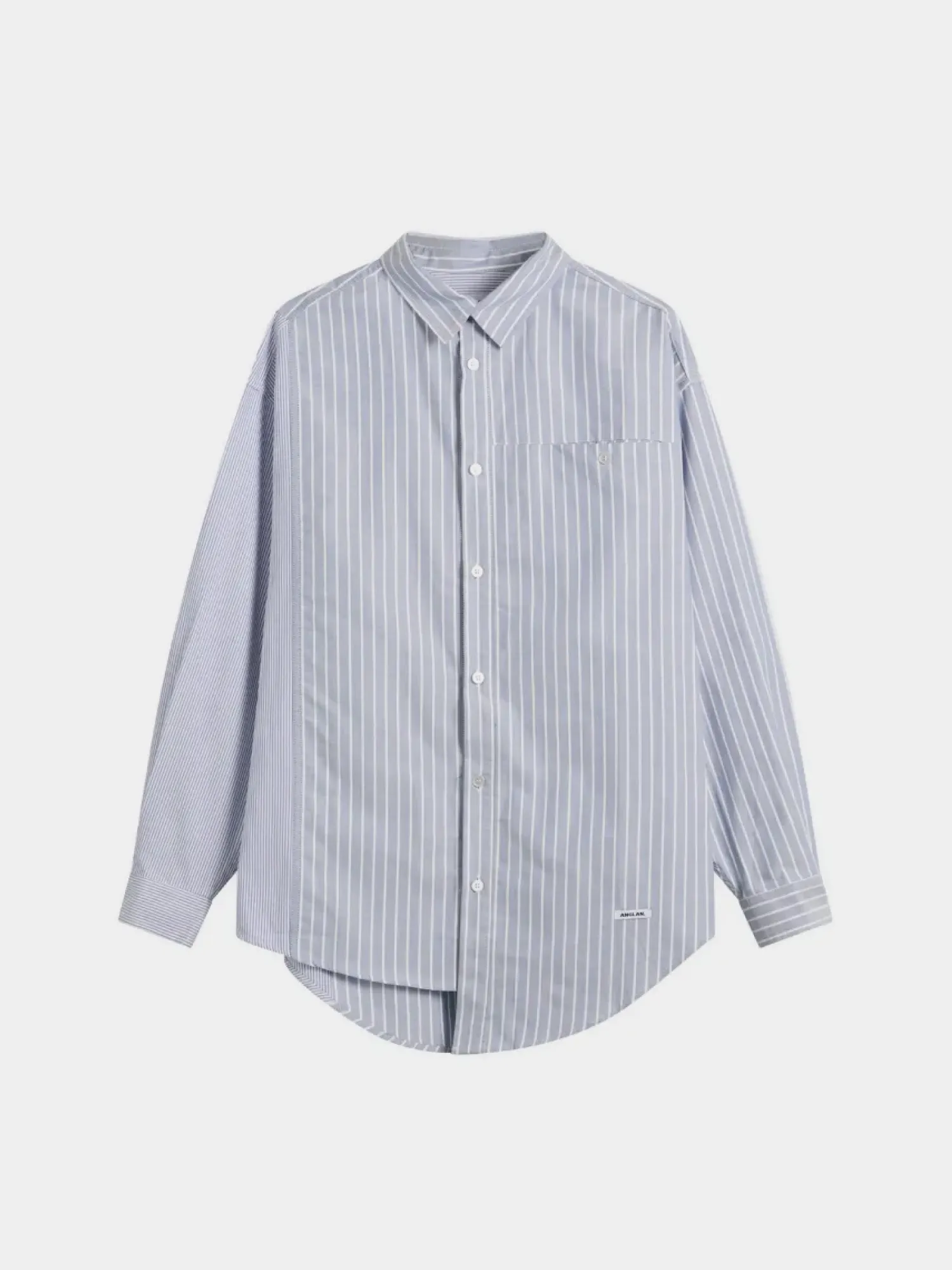 Рубашка ANGLAN Unbalance Patch Big Striped