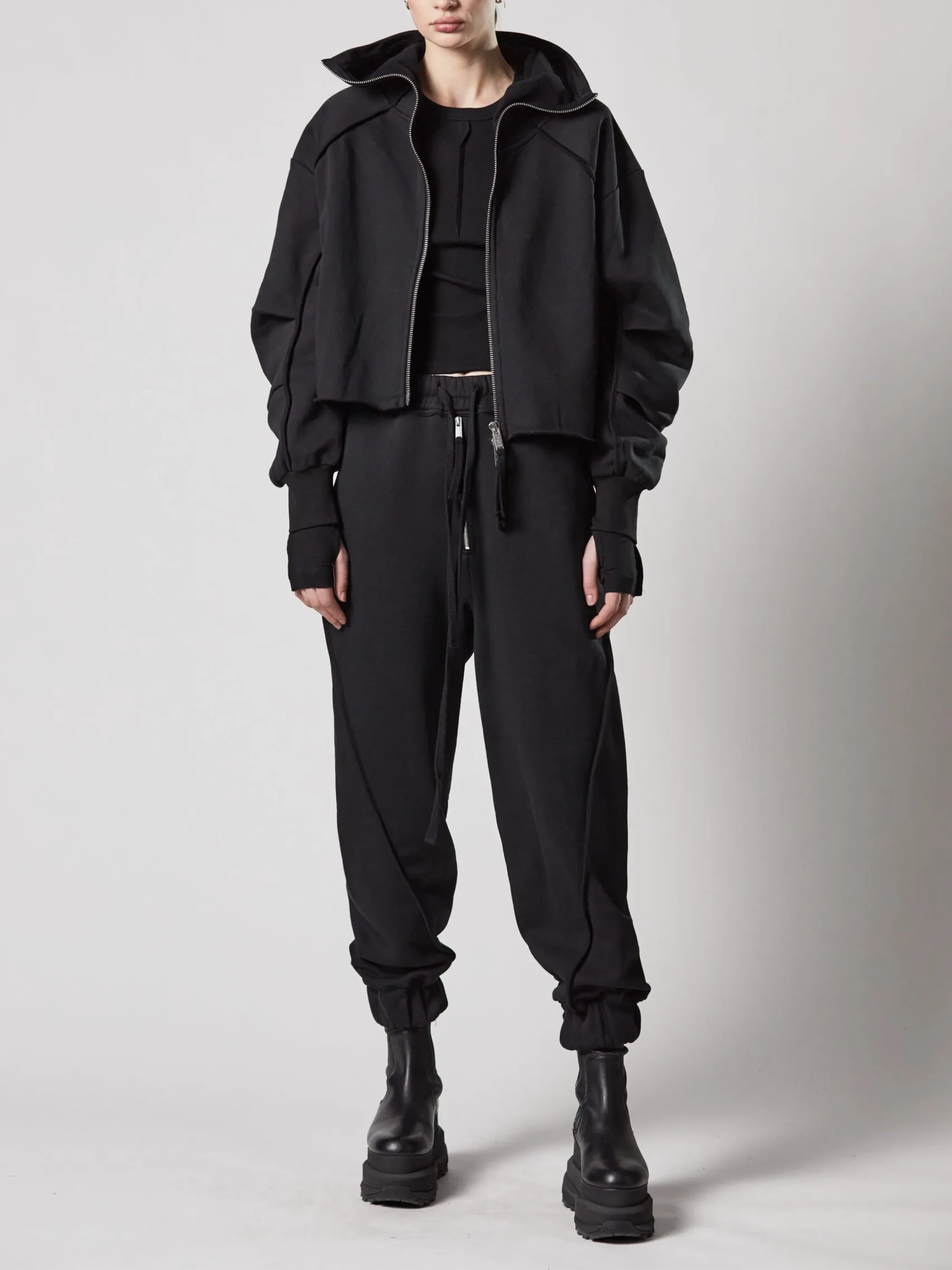 Женский лонгслив thom/krom W TS 534 Black
