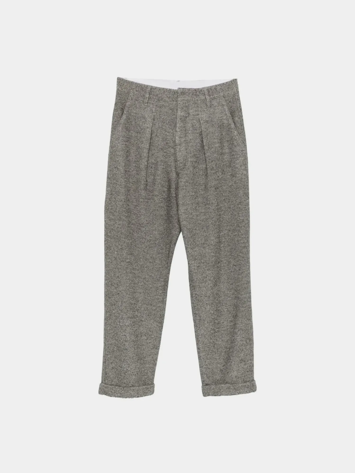 Брюки RANRA Fold Wool Chino Major Brown