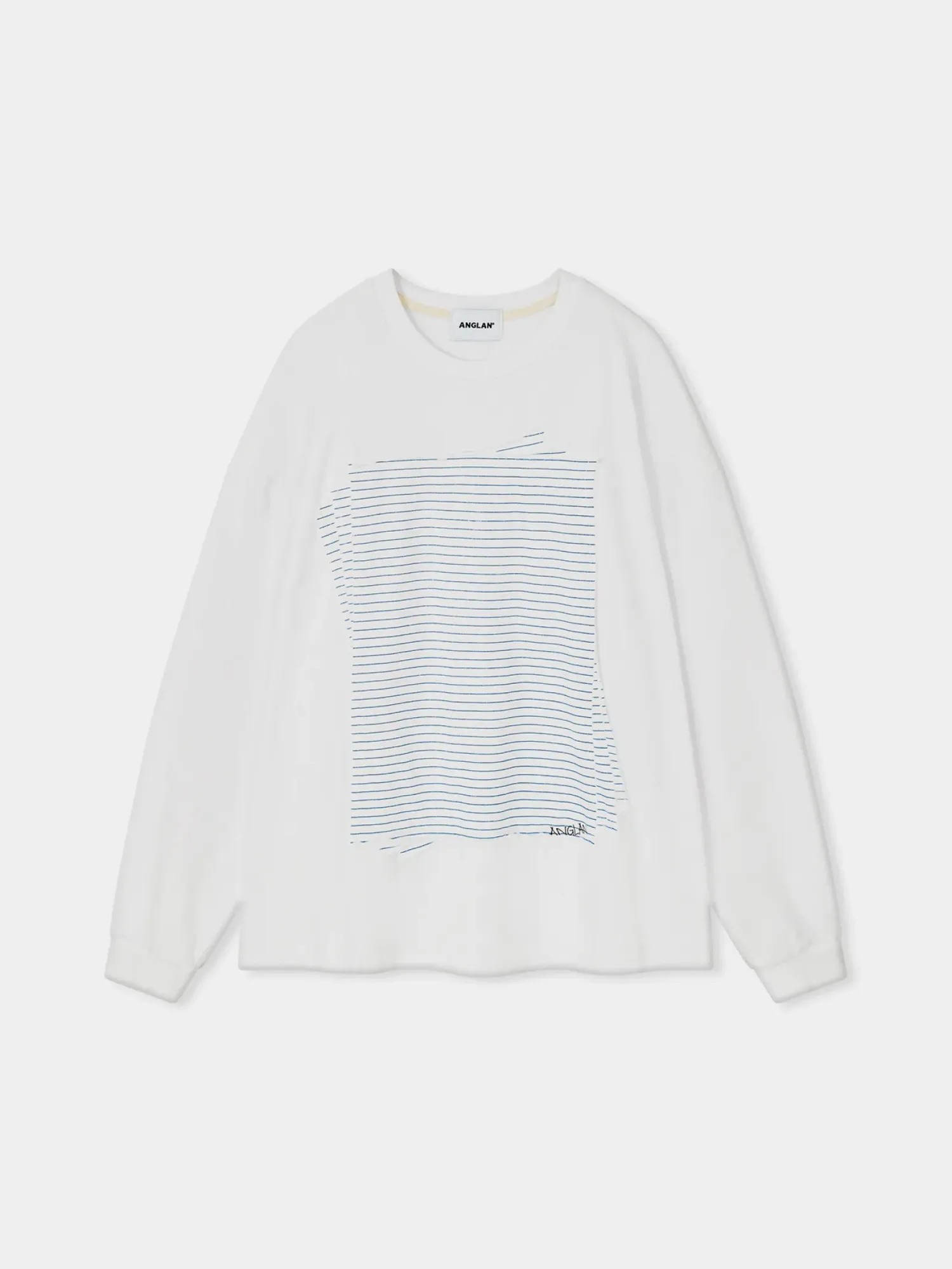 Лонгслив ANGLAN Notebook Long Sleeve White