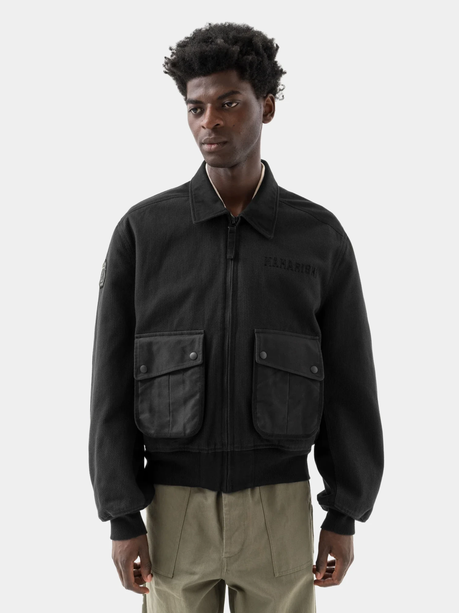 Бомбер MAHARISHI 6101 Crow & Heron M42 Flight Black