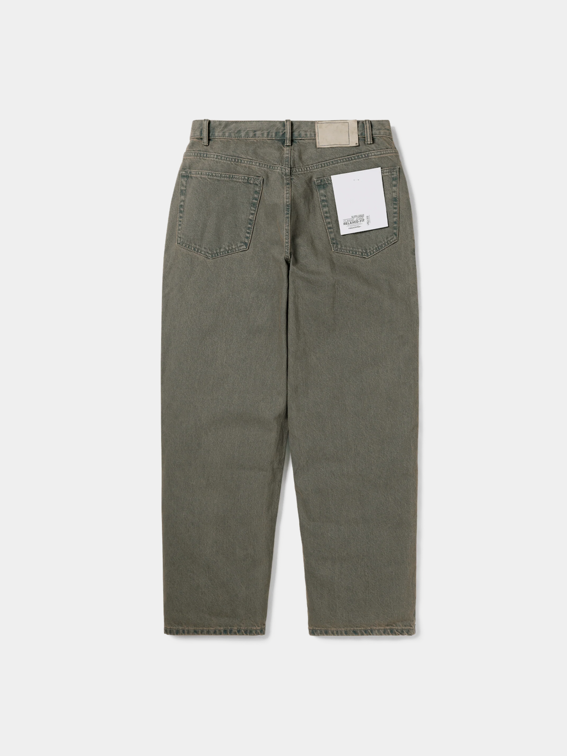 Джинсы thisisneverthat Relaxed Jeans Grey Green