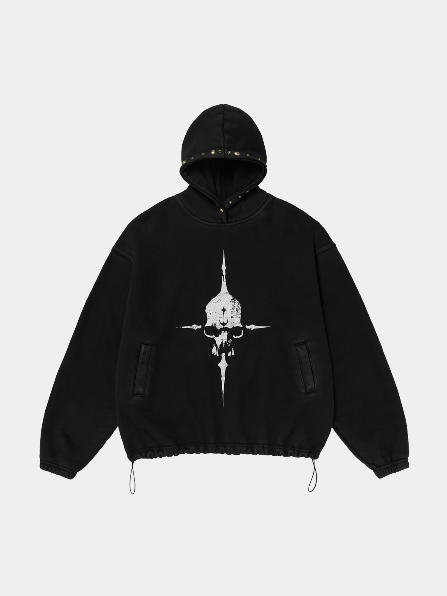 Худи Thug Club Peace Stud Black