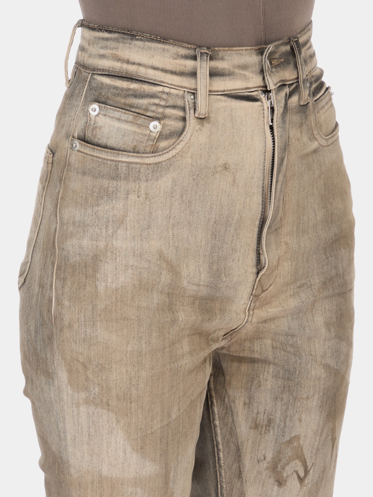 Женские джинсы RICK OWENS DRKSHDW Bolan Bootcut Dust