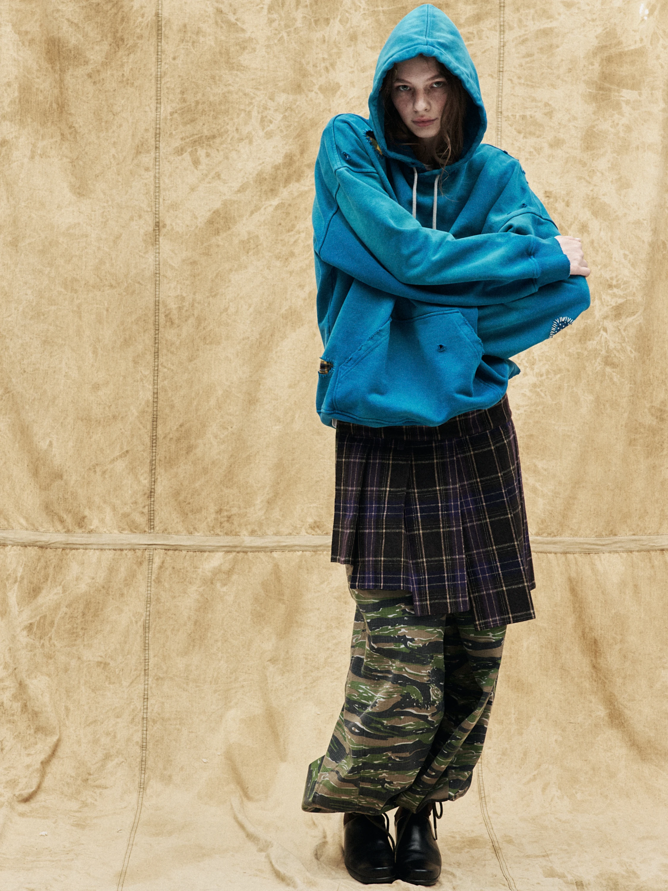 Худи Siniy Vsadnik Patched Sapphire Hoodie Royal Navy