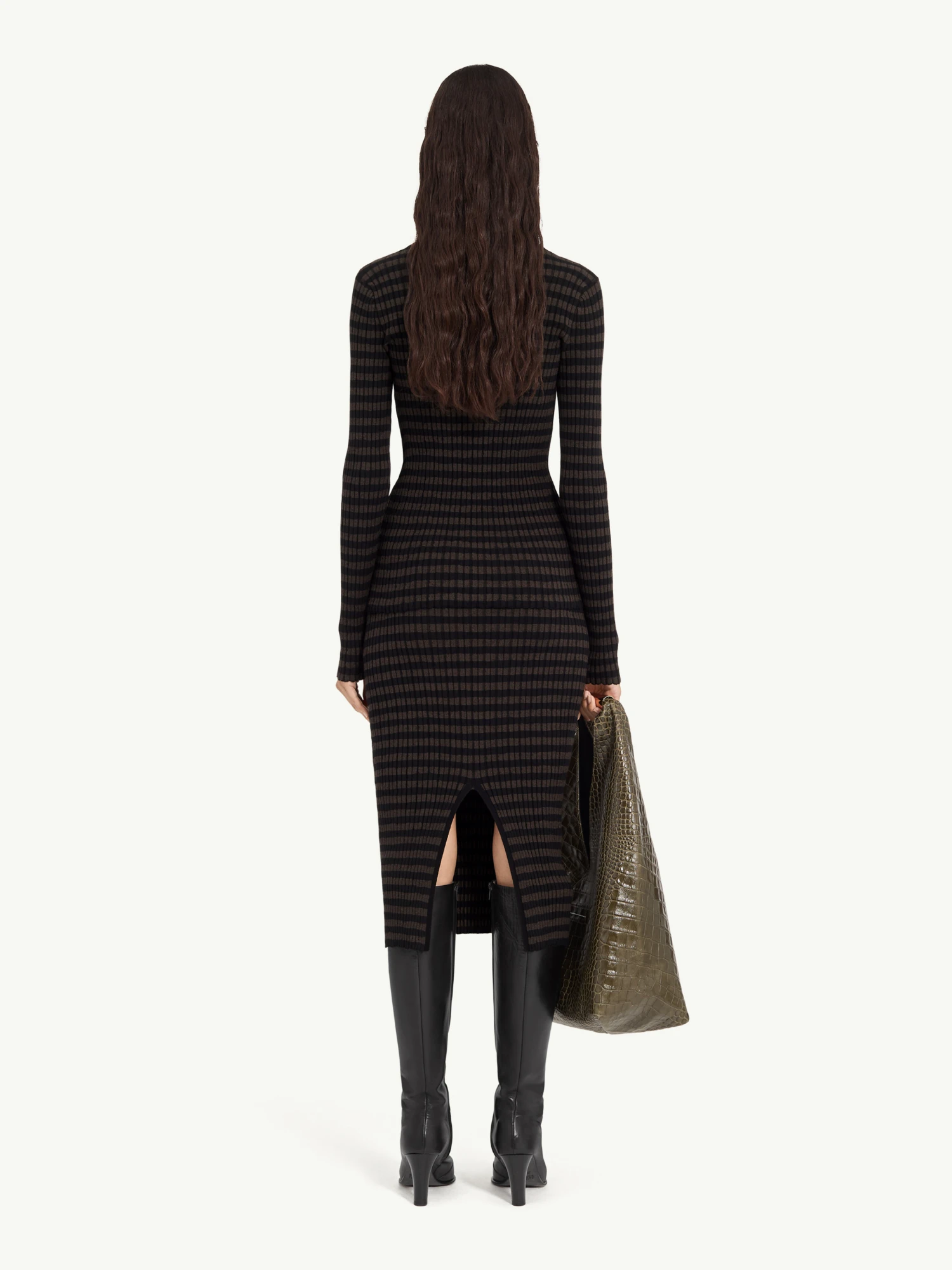 Женский бадлон MM6 Maison Margiela Ribbed Black