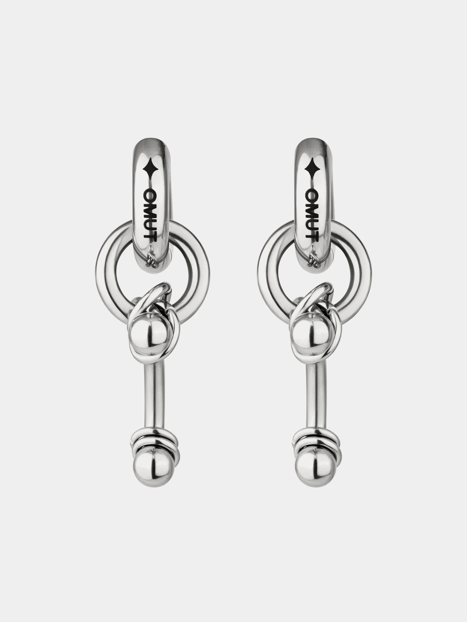 Серьги OMUT STUDIO SLOW EXCLUSIVE Pawn