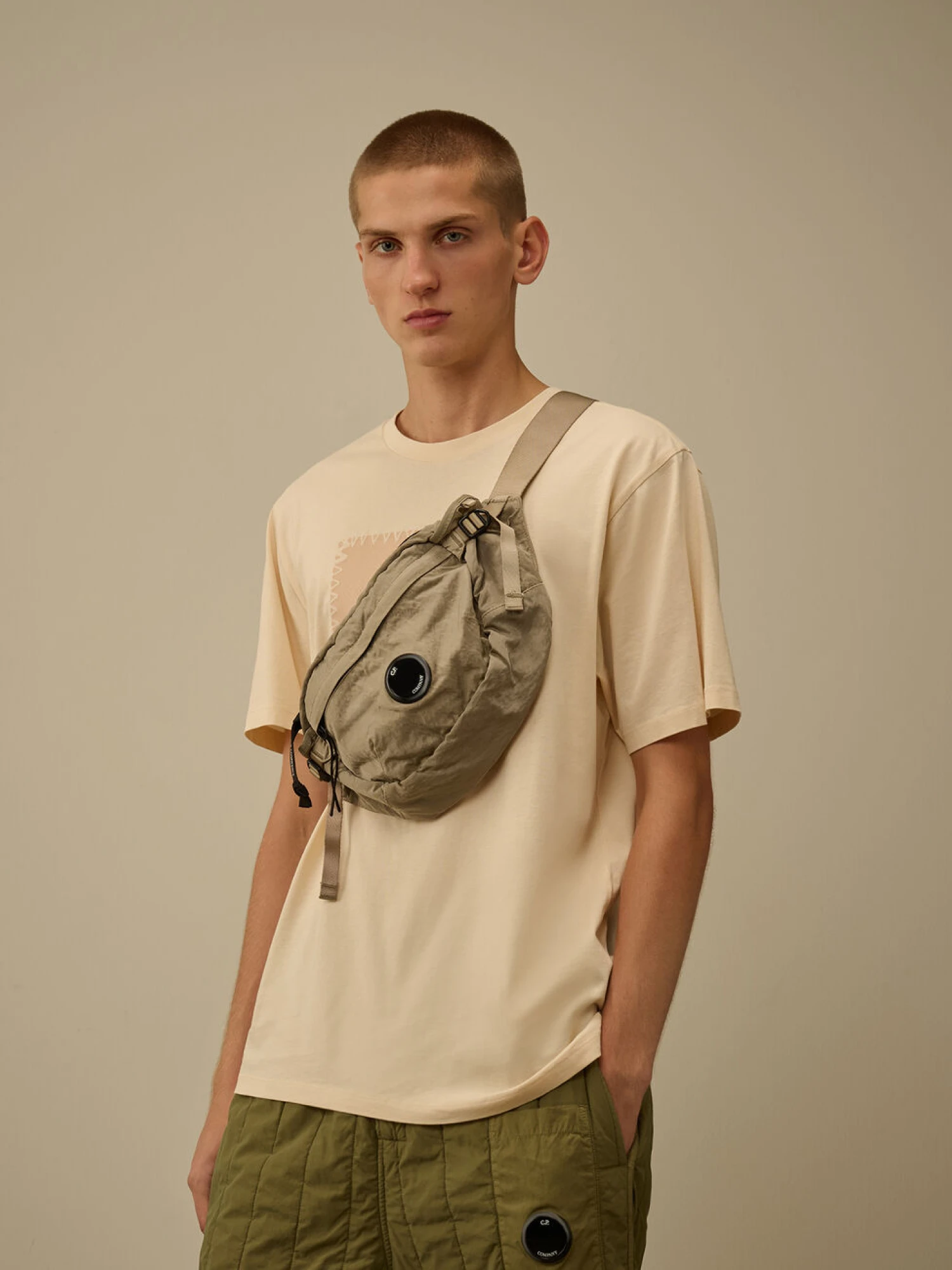 Сумка C.P. Company Nylon B Lens Crossbody Fallen Rock