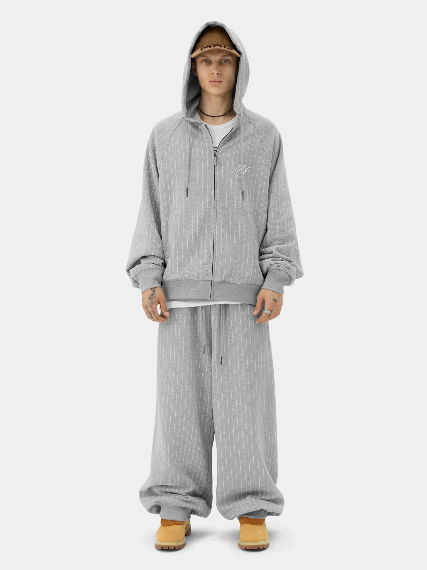 Брюки MADFRENZY STRIPED Grey