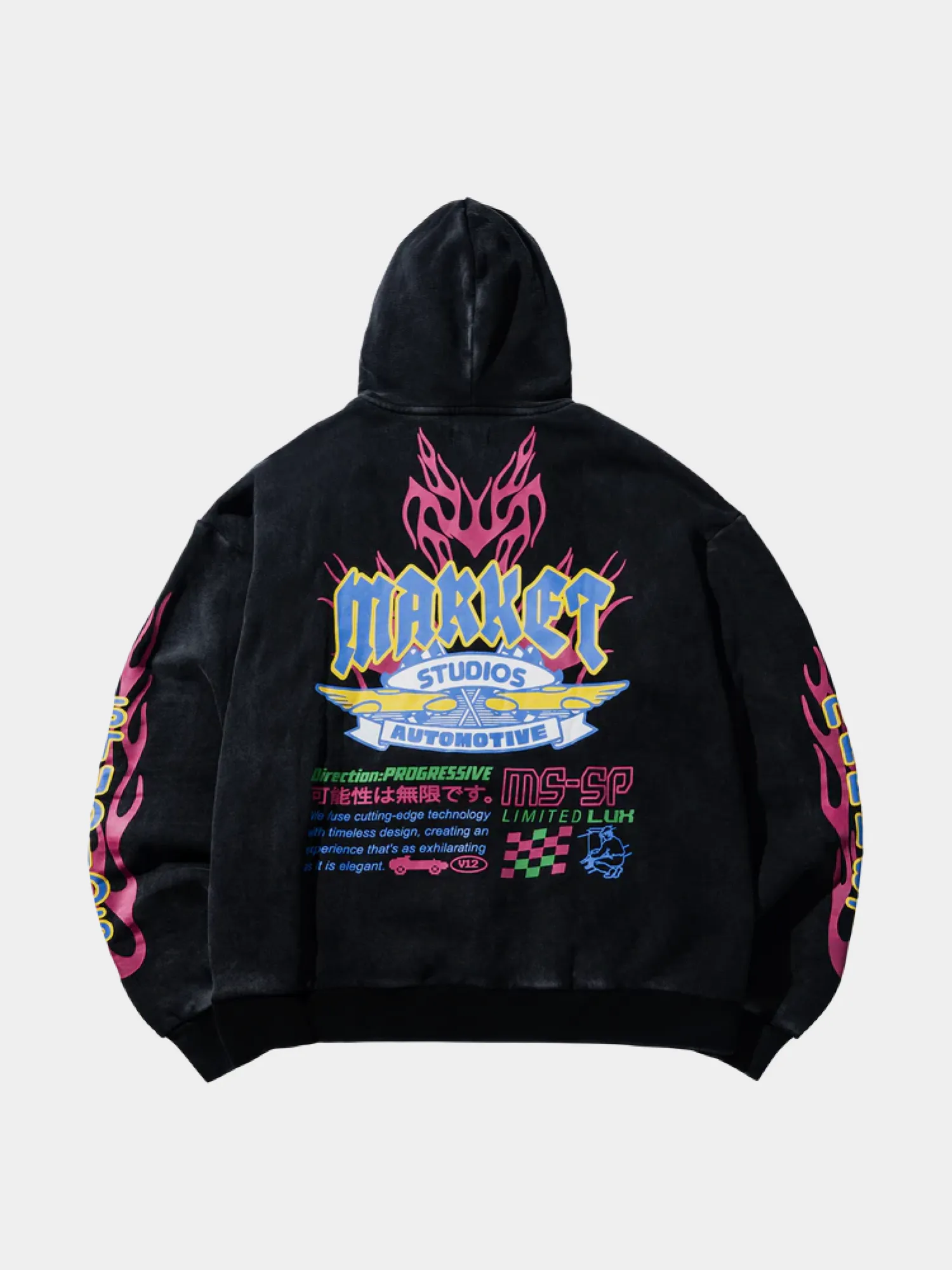 Худи MARKET V12 HOODIE Black