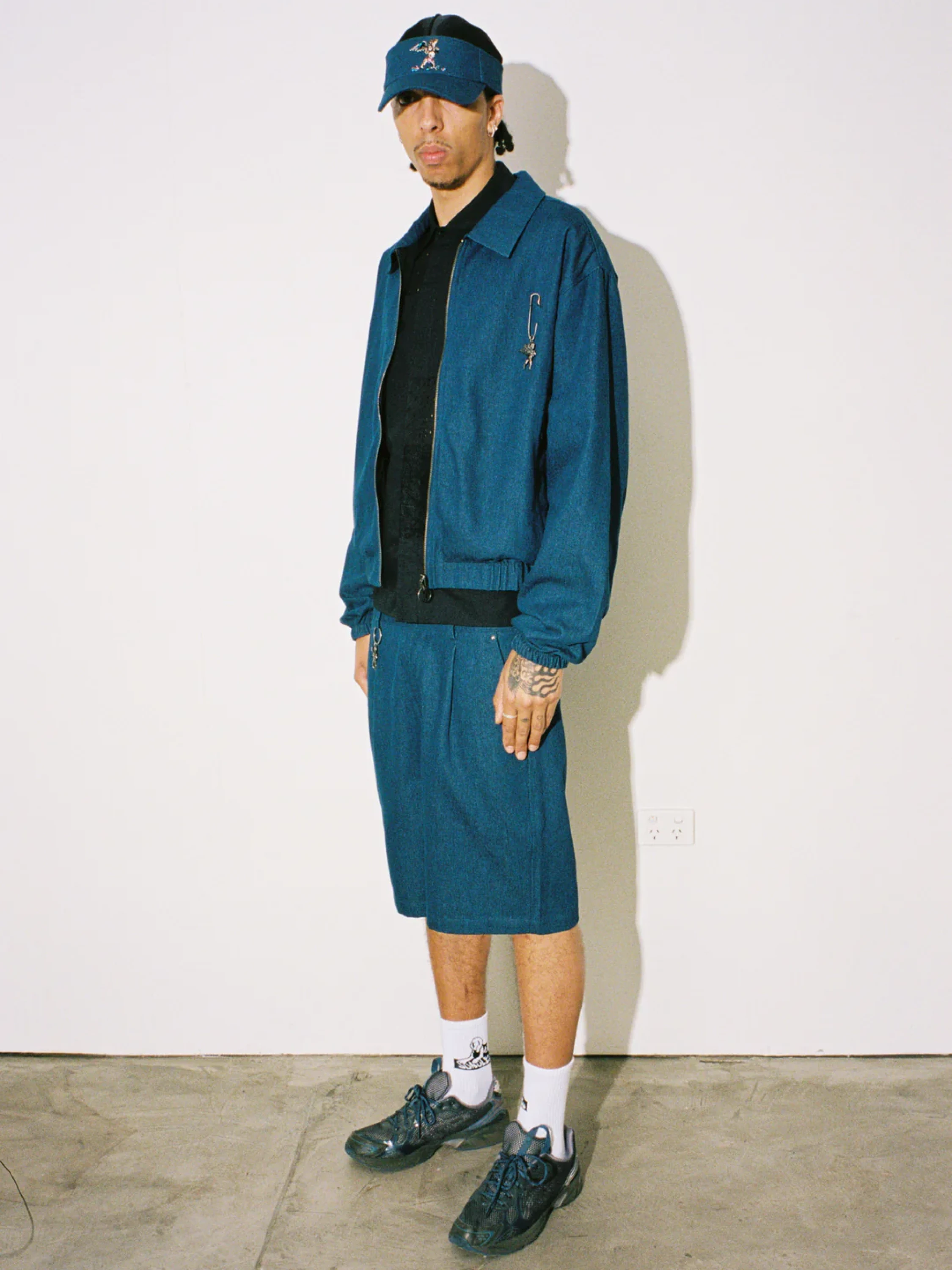 Джинсовая куртка Jungles Jungles Angels Among Us Indigo Denim