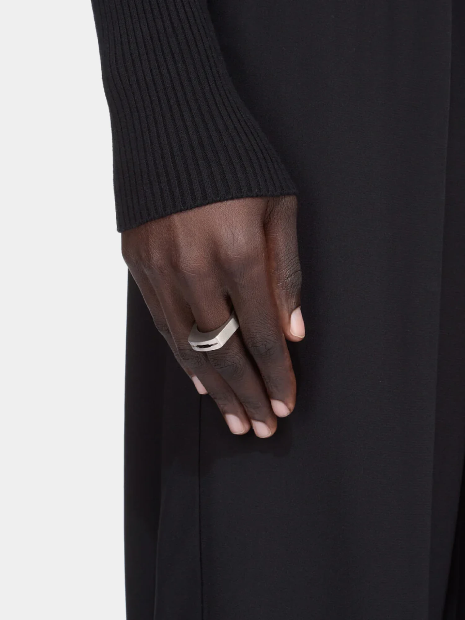 Кольцо Rick Owens Grill Hollywood Ring Palladio