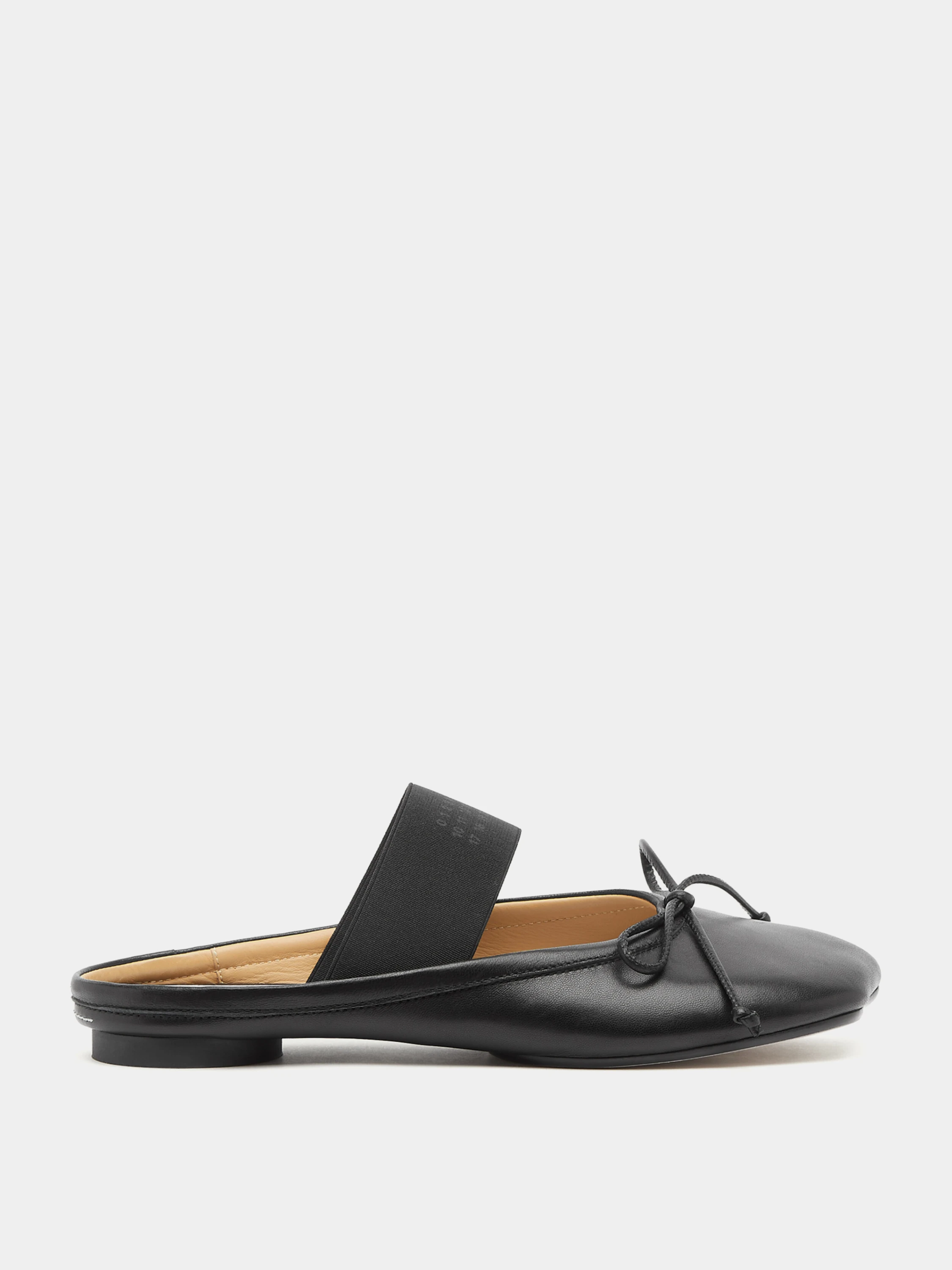 Женские сандалии MM6 Maison Margiela Slip-on Ballerinas Black