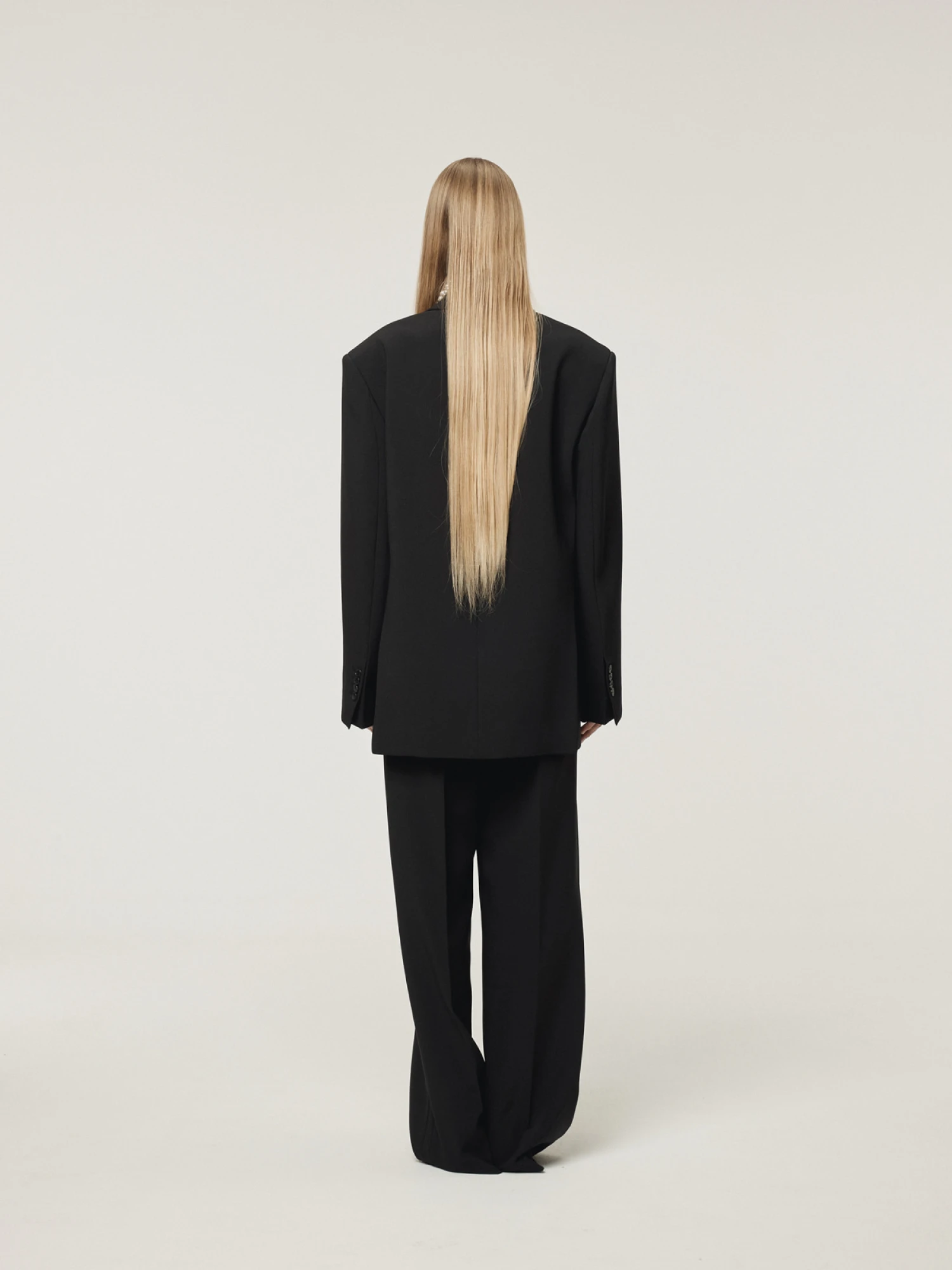 Женские брюки Recto Double Pleated Wide Black