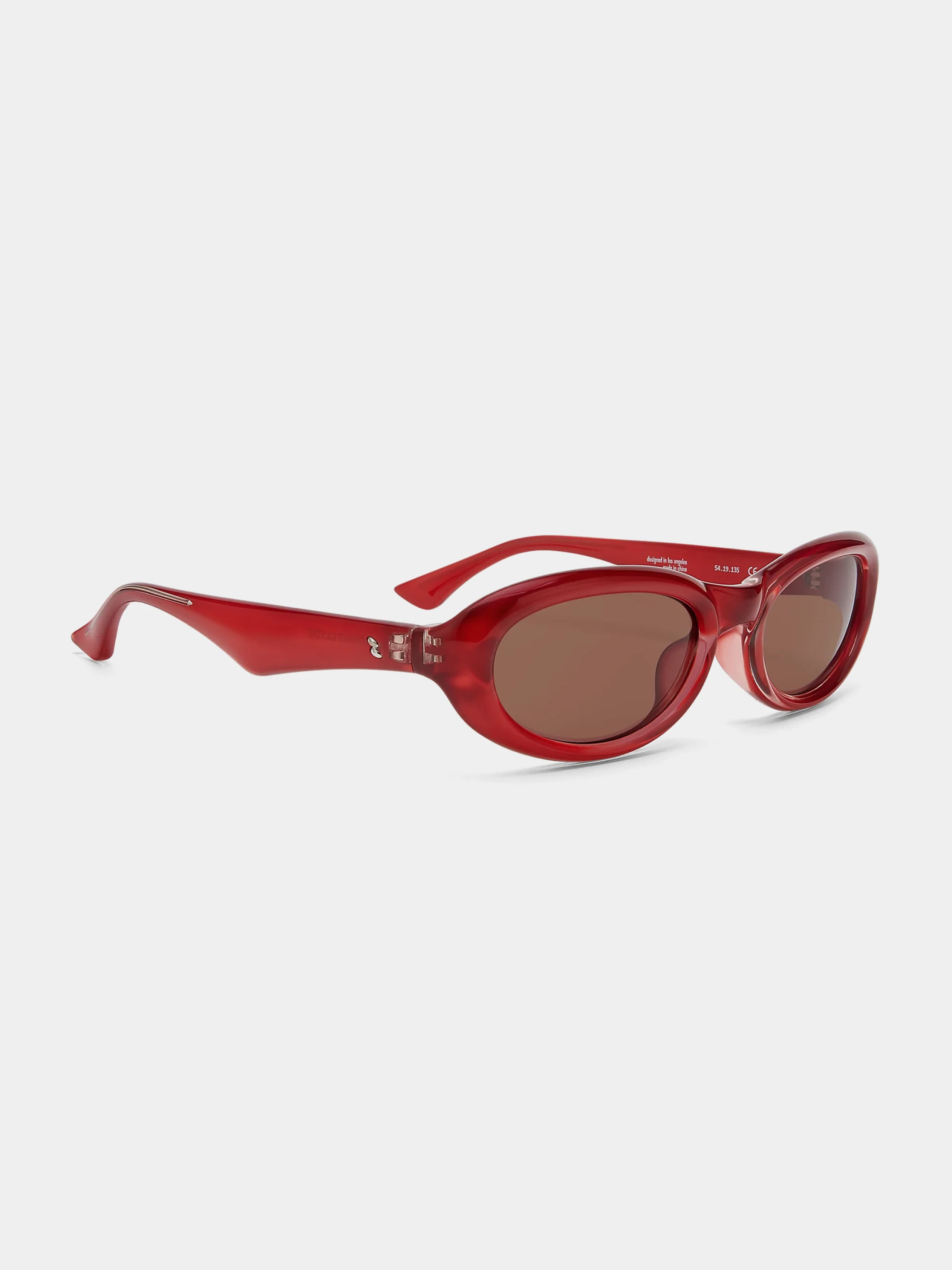 Очки Bonnie Clyde Groupie Red & Brown Lens