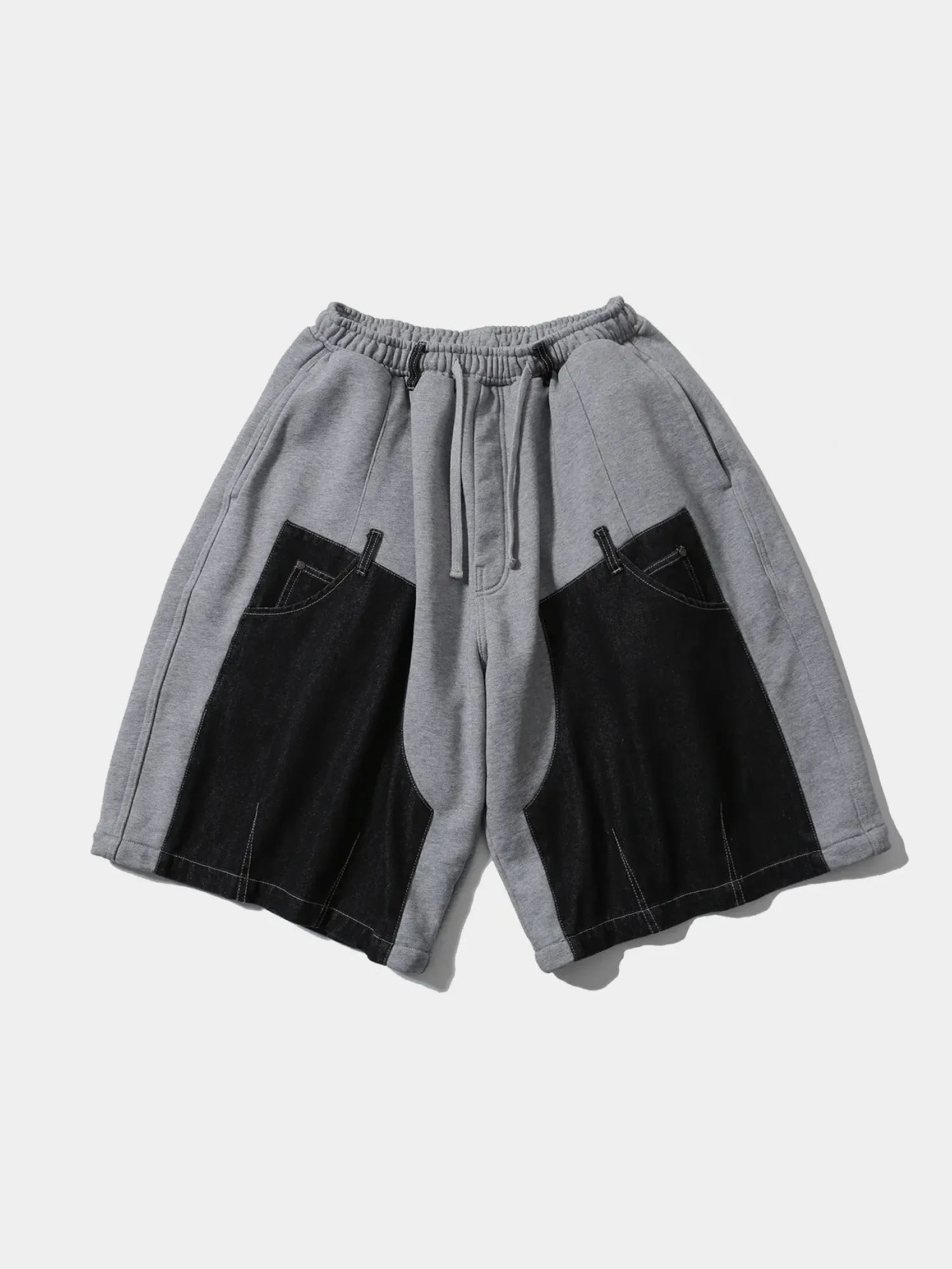 Шорты ANGLAN Denim Double Sweat Half Pants Black