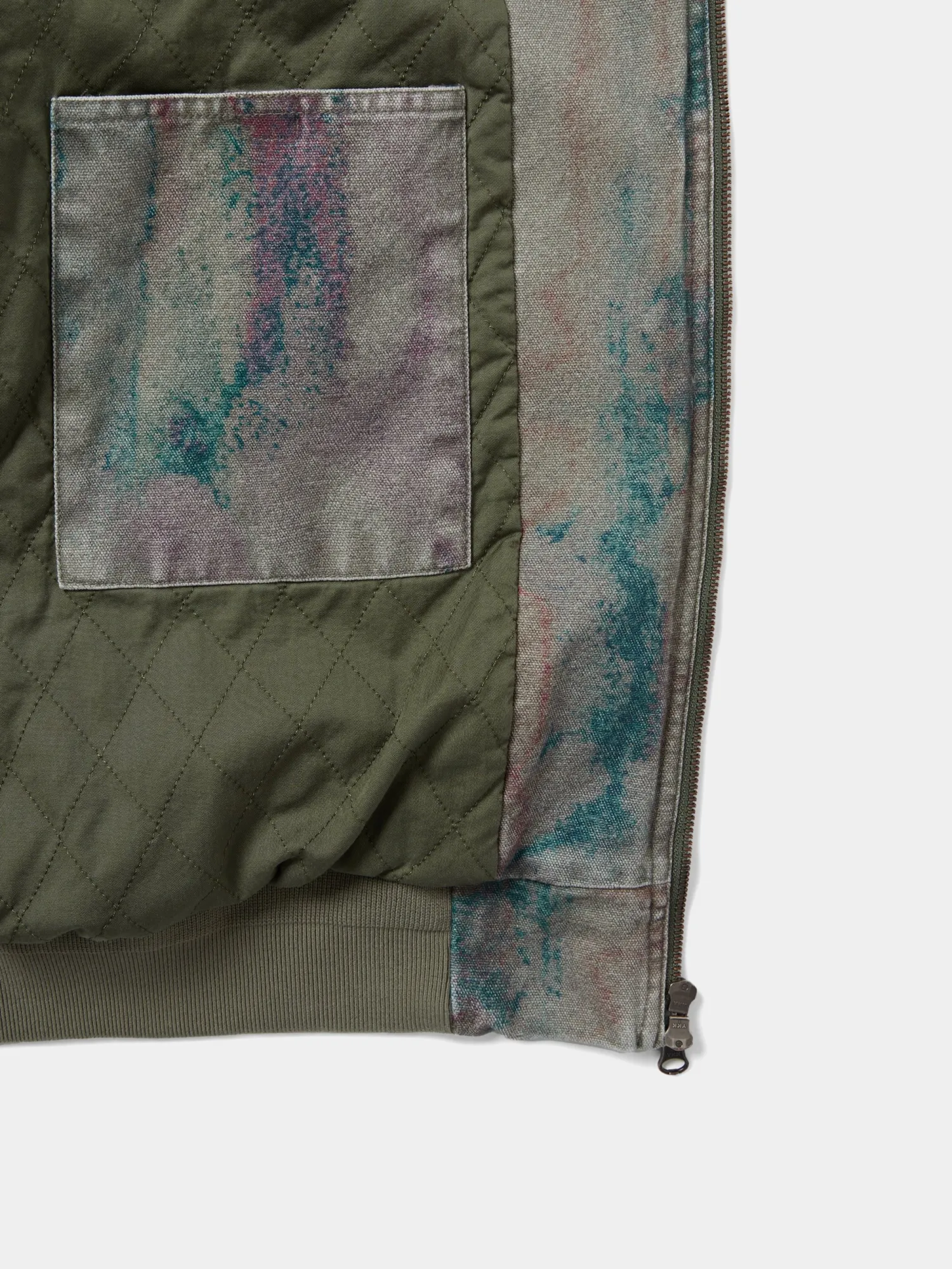 Бомбер thisisneverthat Blurred Jacket Olive