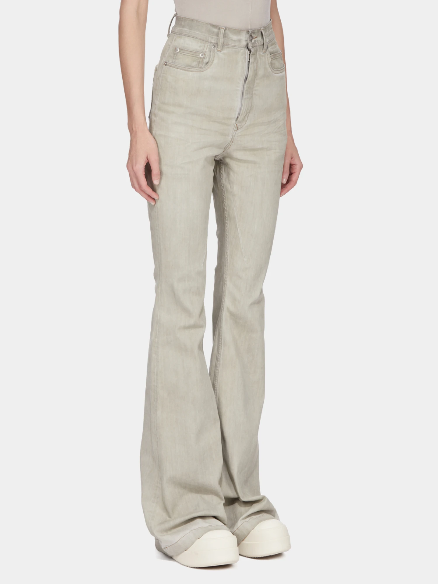 Женские джинсы RICK OWENS DRKSHDW Bolan Bootcut Sand