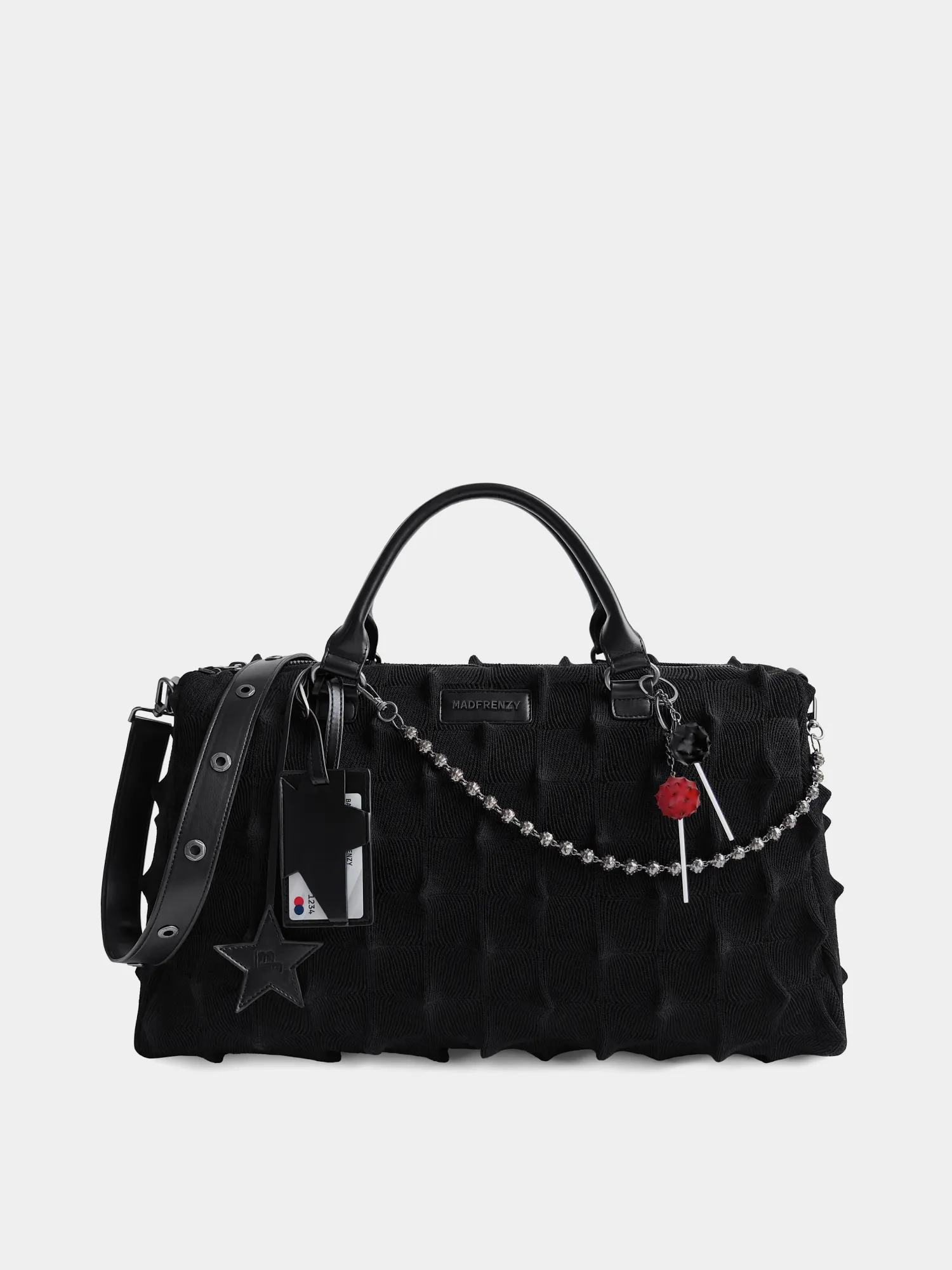 Цепь MADFRENZY SPIKED Dark Metall