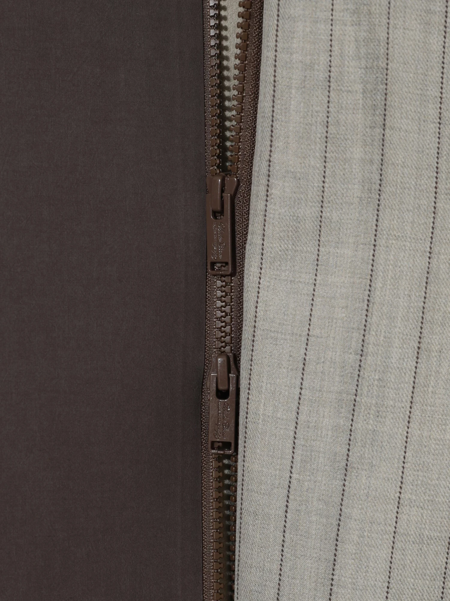 Женское пальто UNDERCOVER Bonded Wool Stripe Gray Brown
