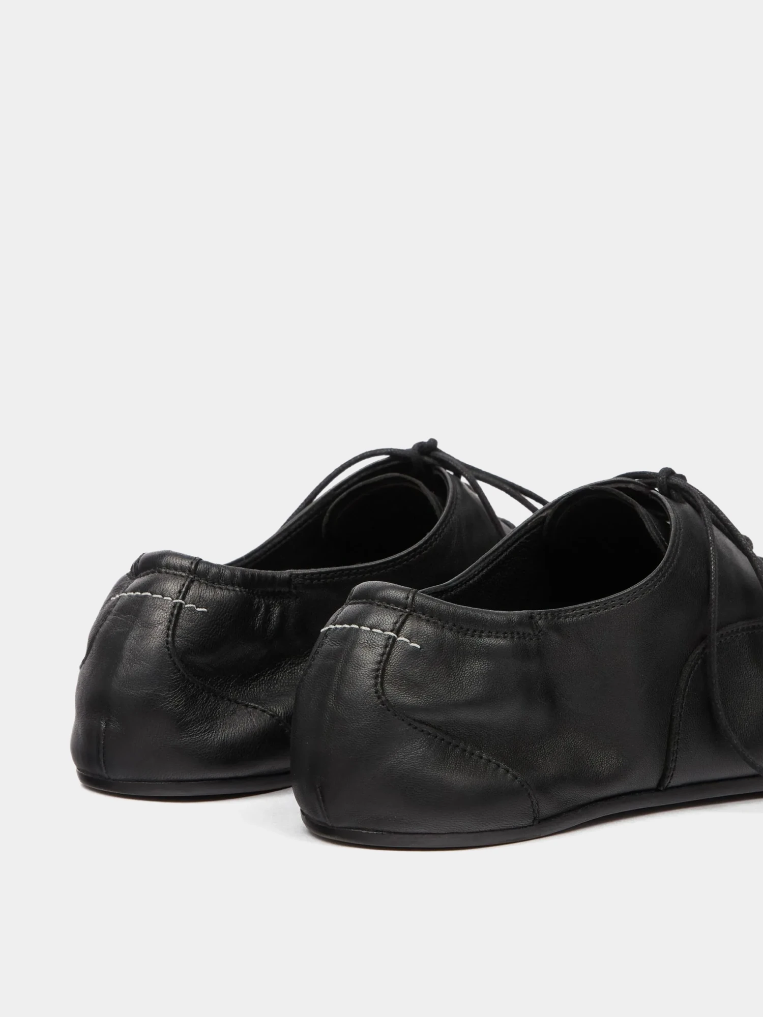 Женские дерби MM6 Maison Margiela Lace-Ups Black
