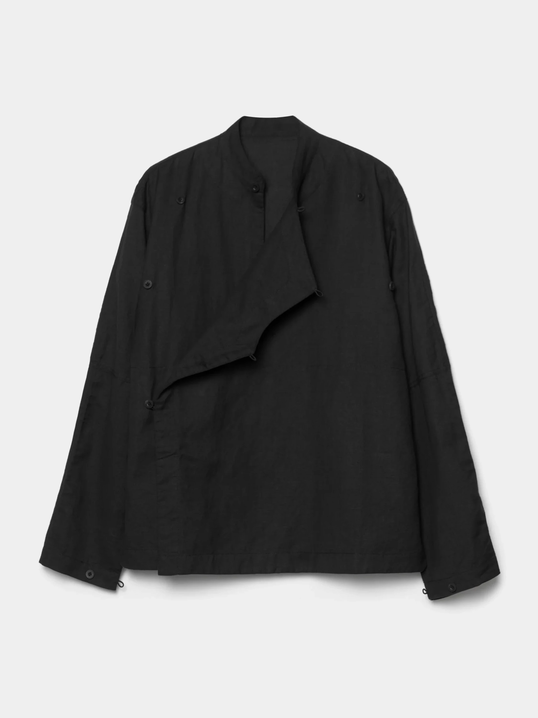 Рубашка MAHARISHI 5330 Asym Monk Shirt Black