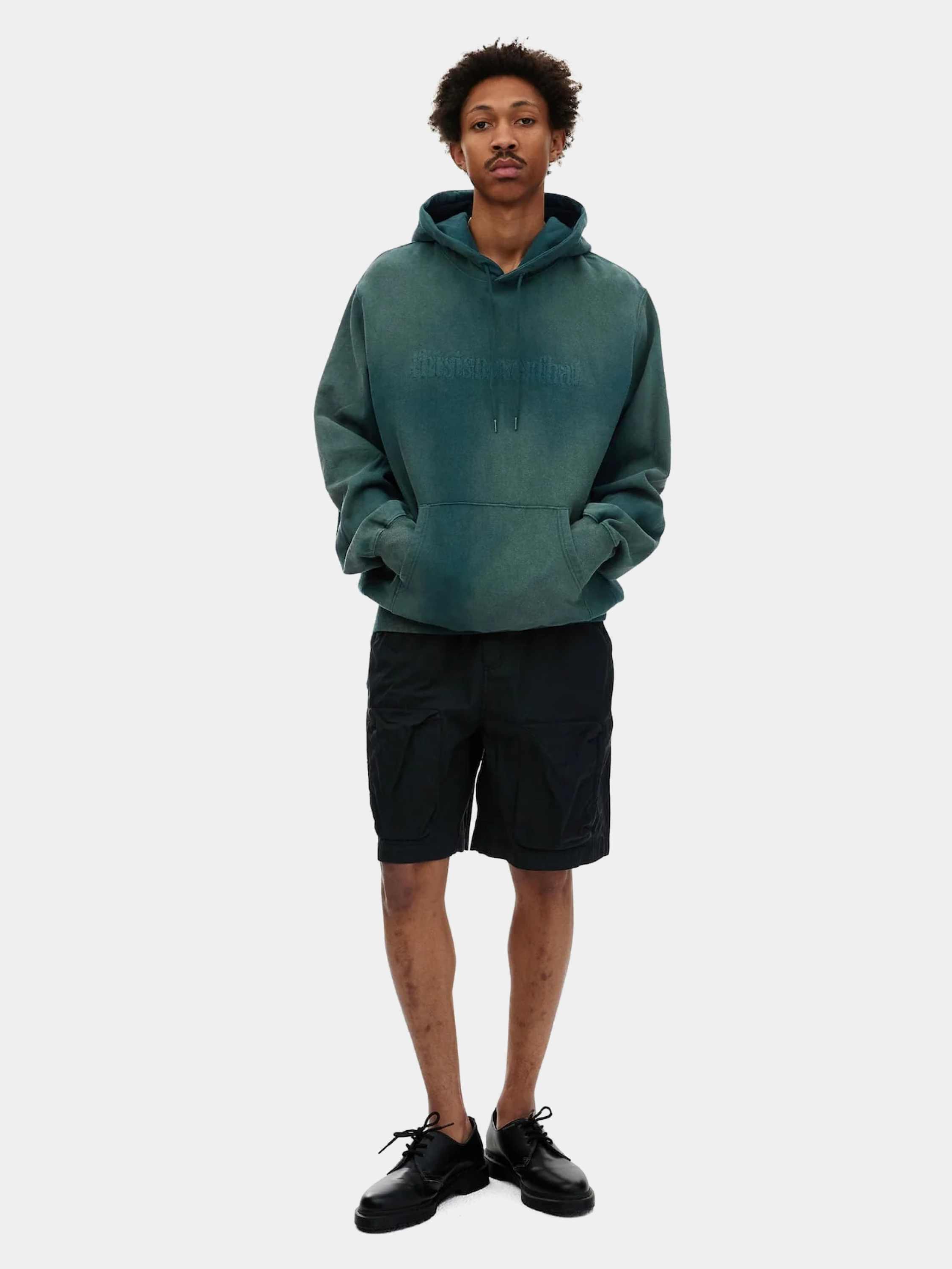 Худи thisisneverthat Faded Embroidery Hoodie Indigo