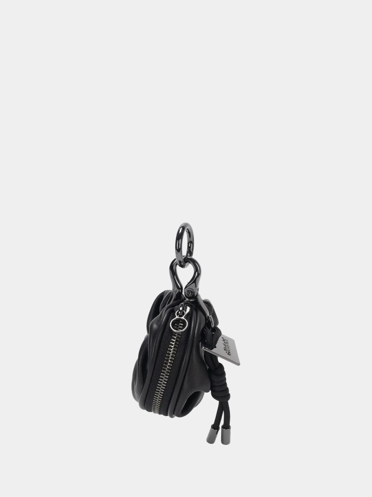 Ключница COTE&CIEL Keychain Aóos Nano Alias Leather Agate Black